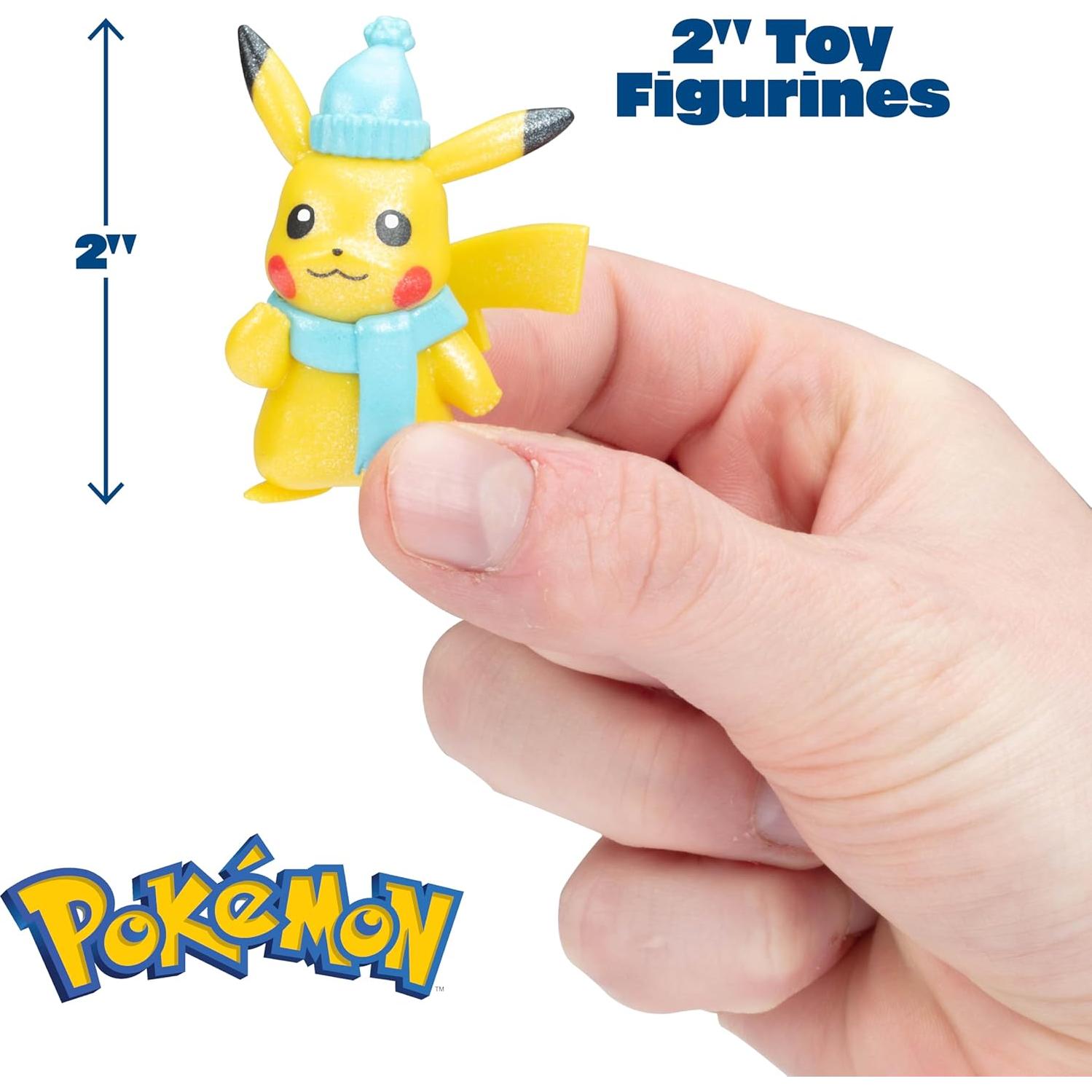 Juego de figuras Pokémon 24 piezas - Jazwares - Incluye Pikachu