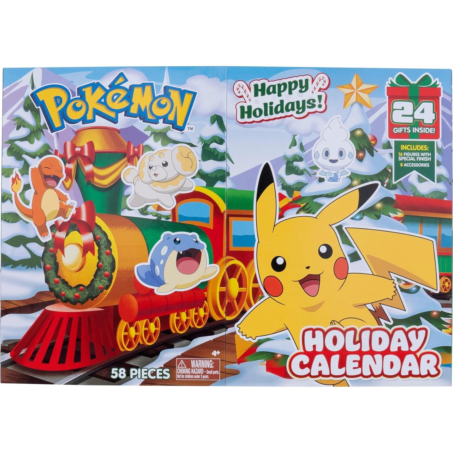 Juego de figuras Pokémon 24 piezas - Jazwares - Incluye Pikachu