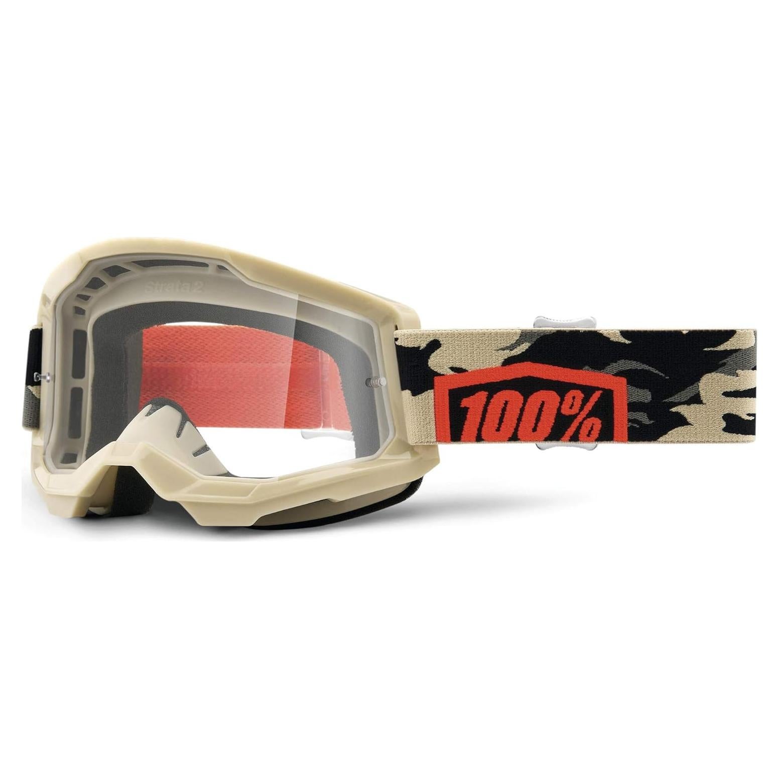 Gafas de Motocross 100% Strata 2 Arena - Lente Claro