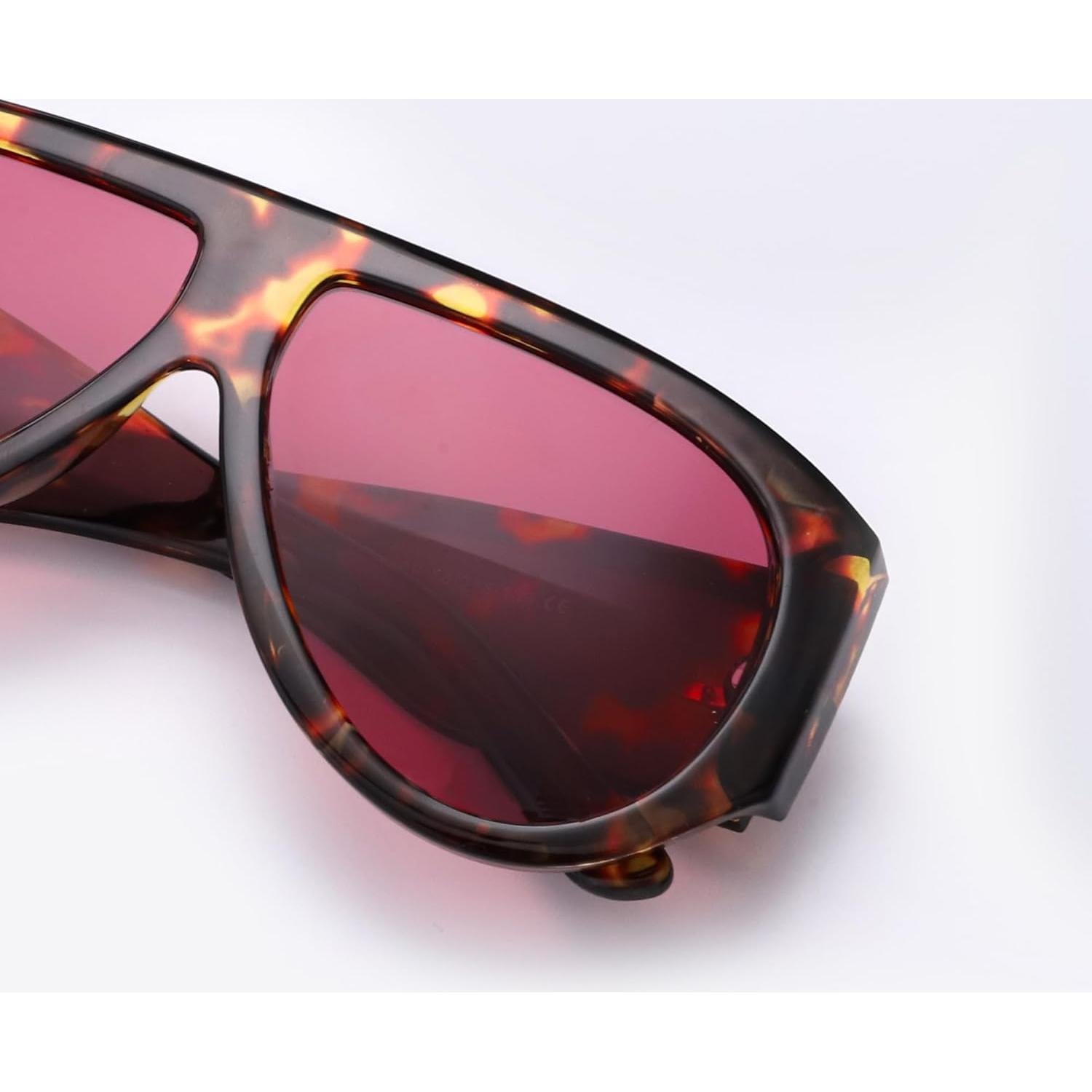 Gafas de sol aviador GUVIVI retro grandes unisex