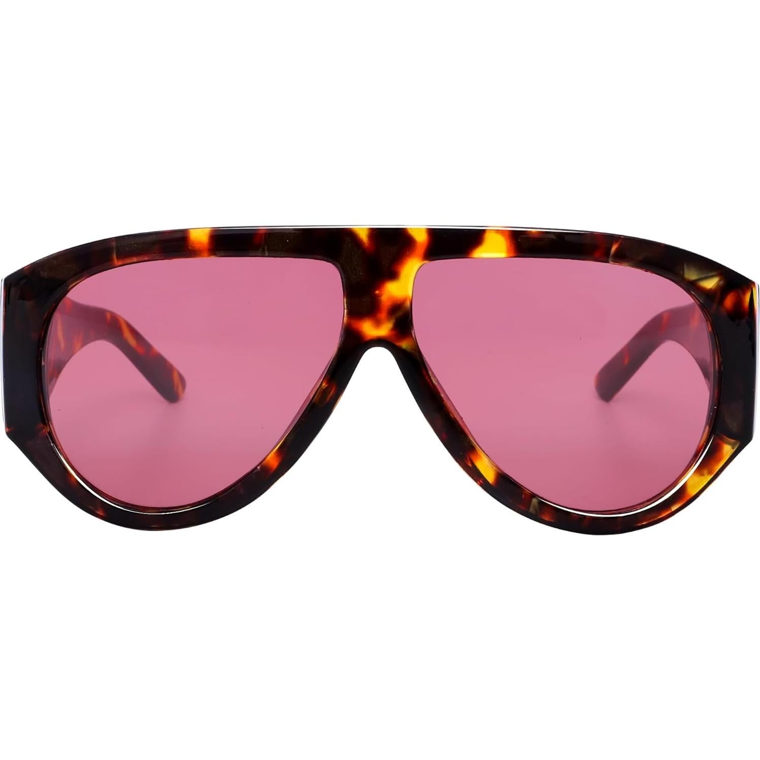 Gafas de sol aviador GUVIVI retro grandes unisex
