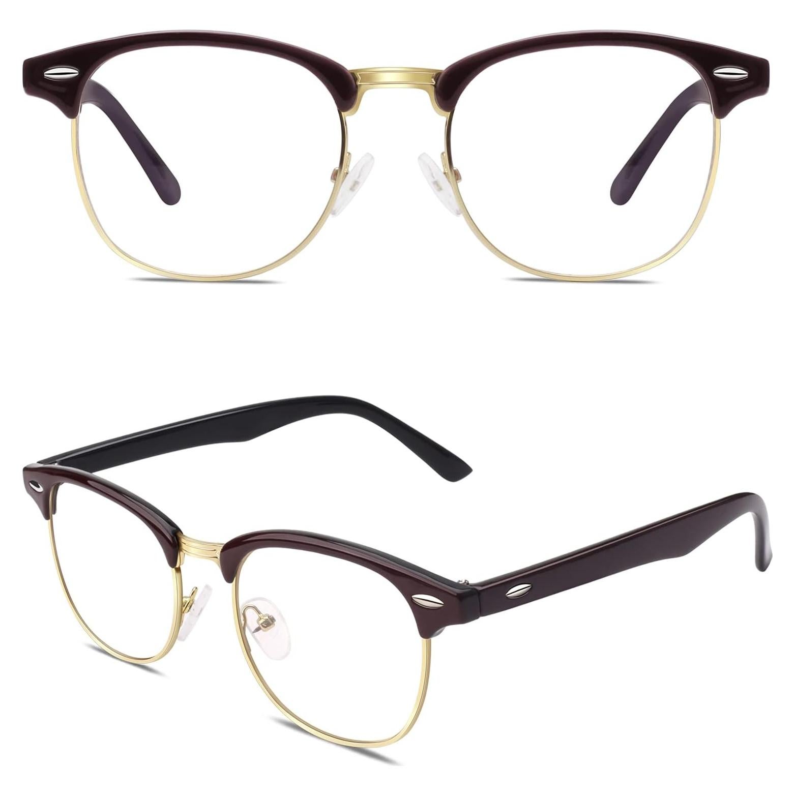 Gafas de Nerd Clásicas Happy Store CN56 UV400 Transparentes