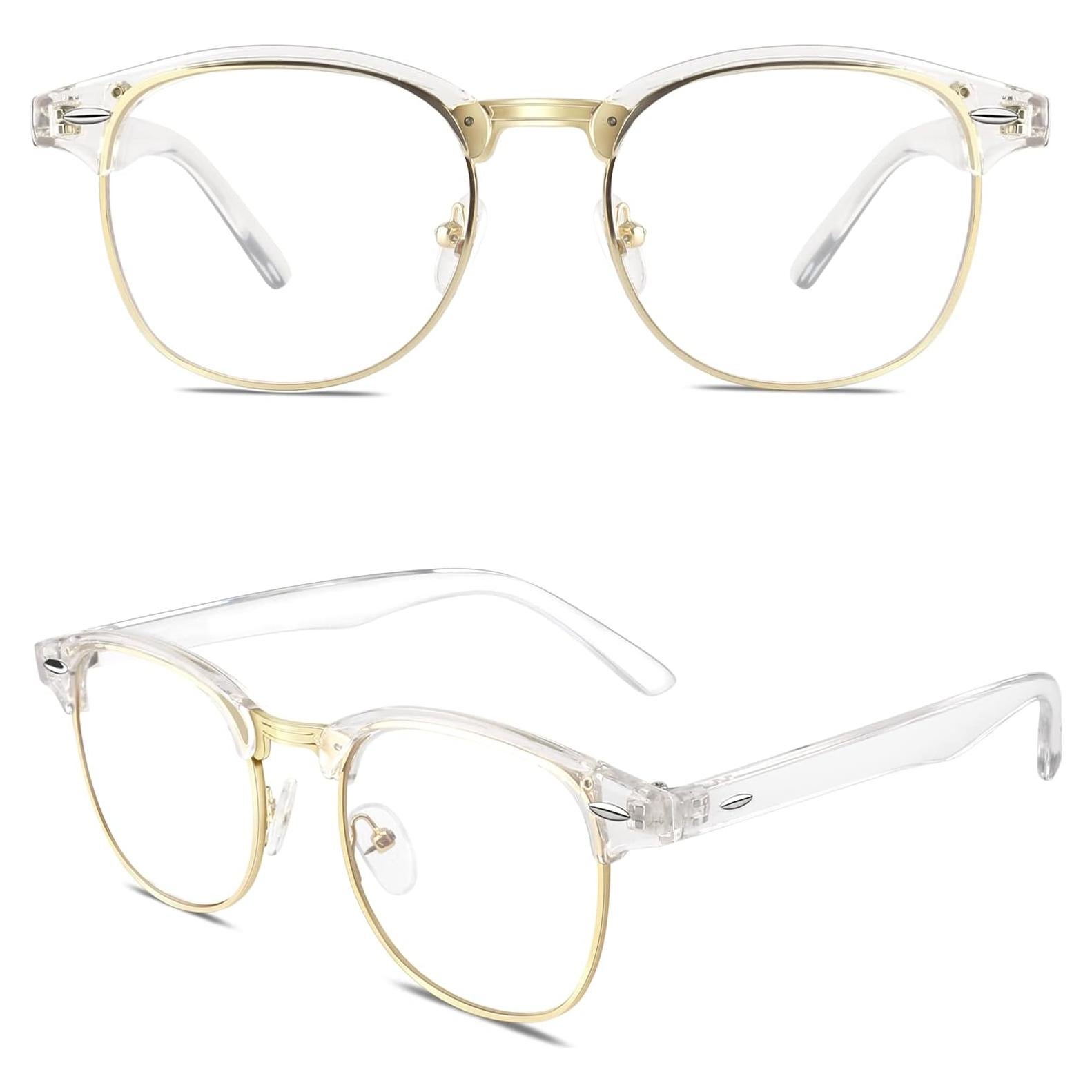 Gafas de Nerd Clásicas Happy Store CN56 UV400 Transparentes