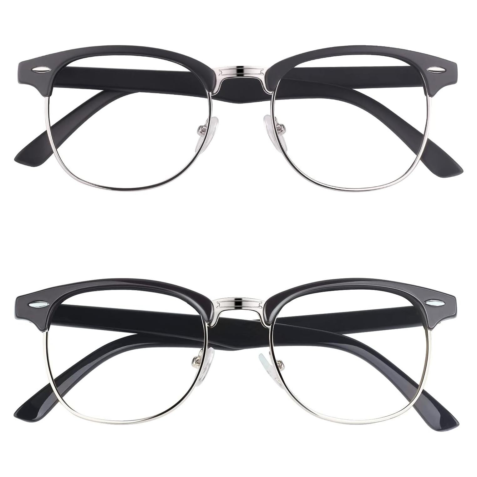 Gafas de Nerd Clásicas Happy Store CN56 UV400 Transparentes