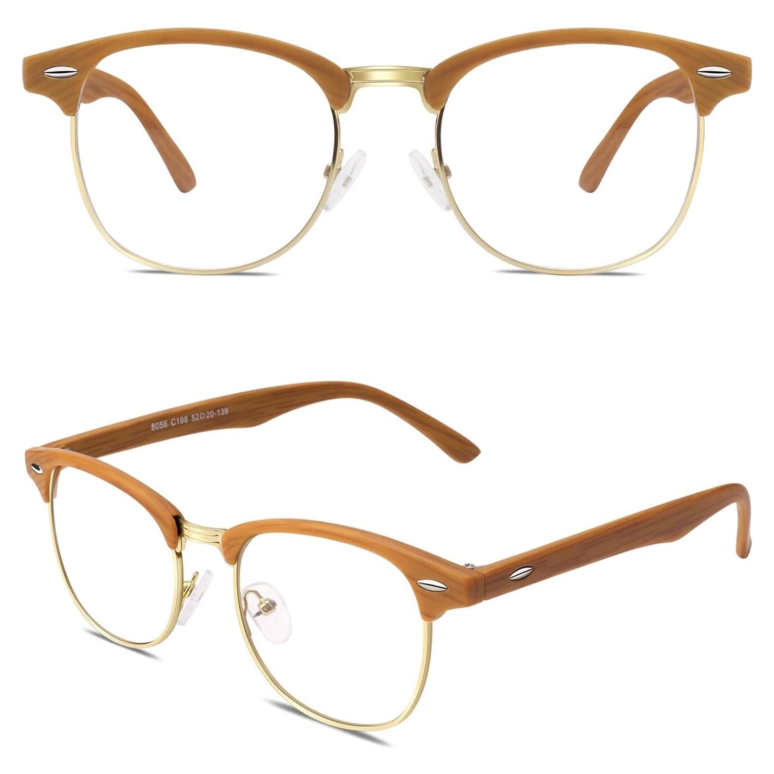 Gafas de Nerd Clásicas Happy Store CN56 UV400 Transparentes