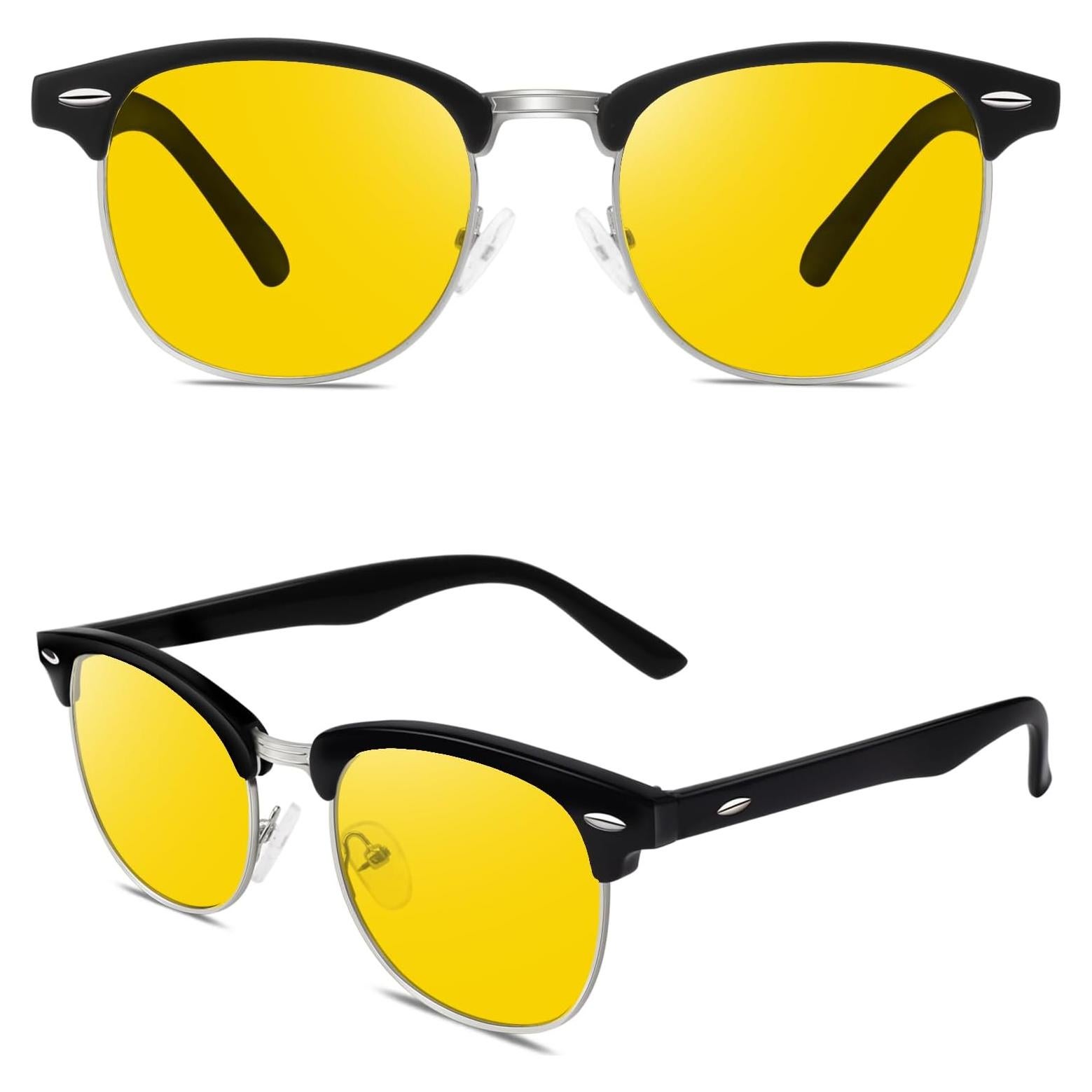 Gafas de Conducción Nocturna CGID UV400 Negro Mate