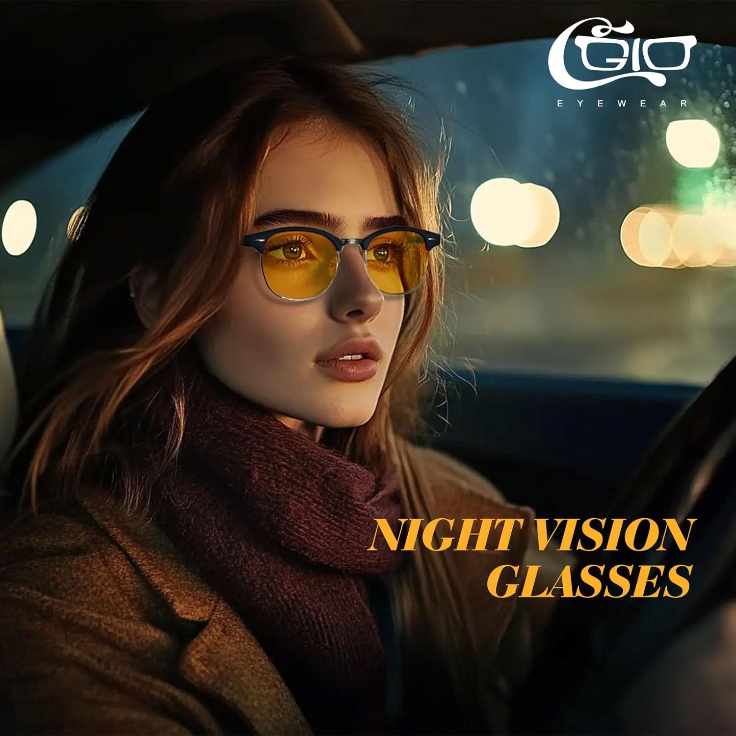 Gafas de Visión Nocturna CGID UV400 Negro Brillante