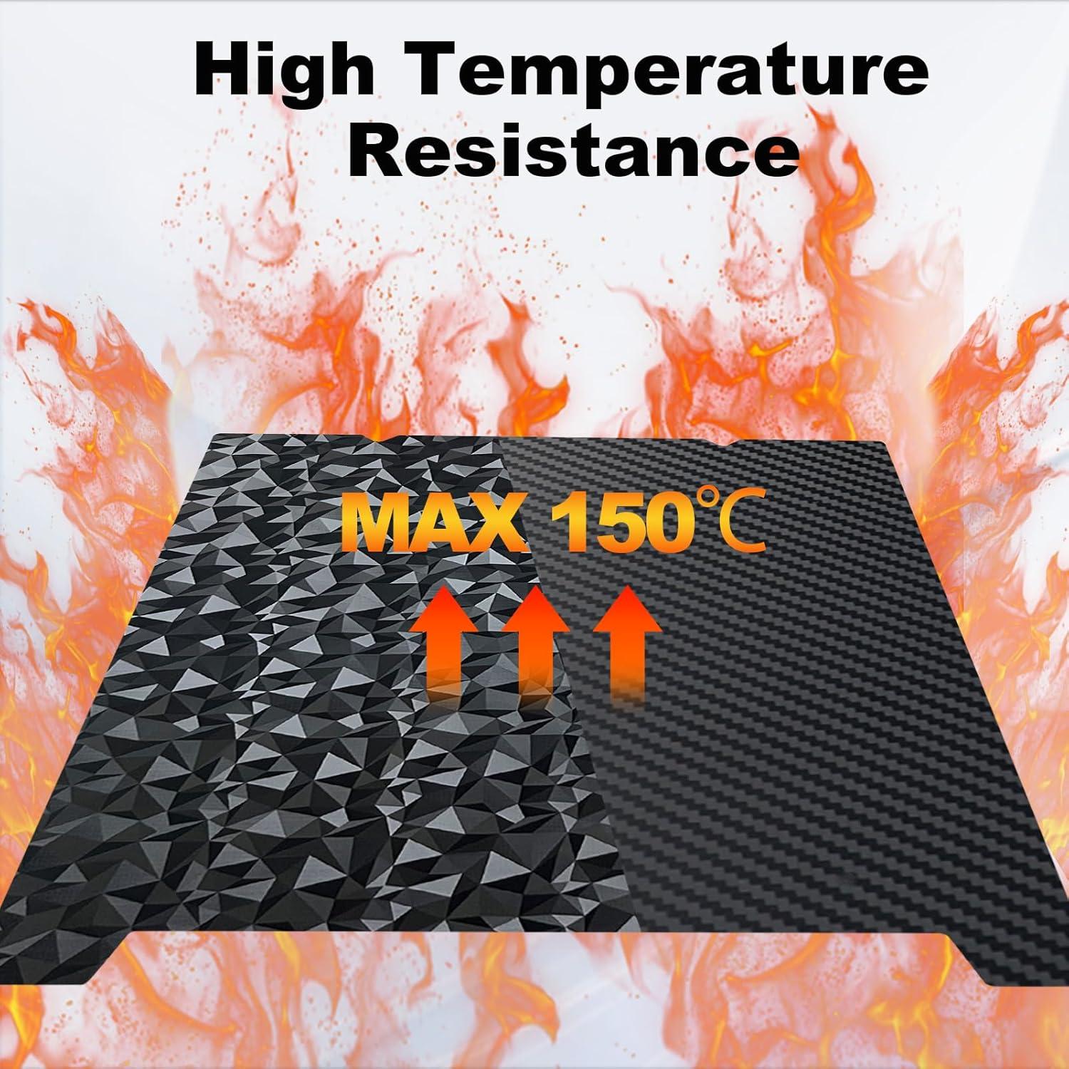 Cama de Impresión 3D Texturizada Doble Cara 235mm PEO PET