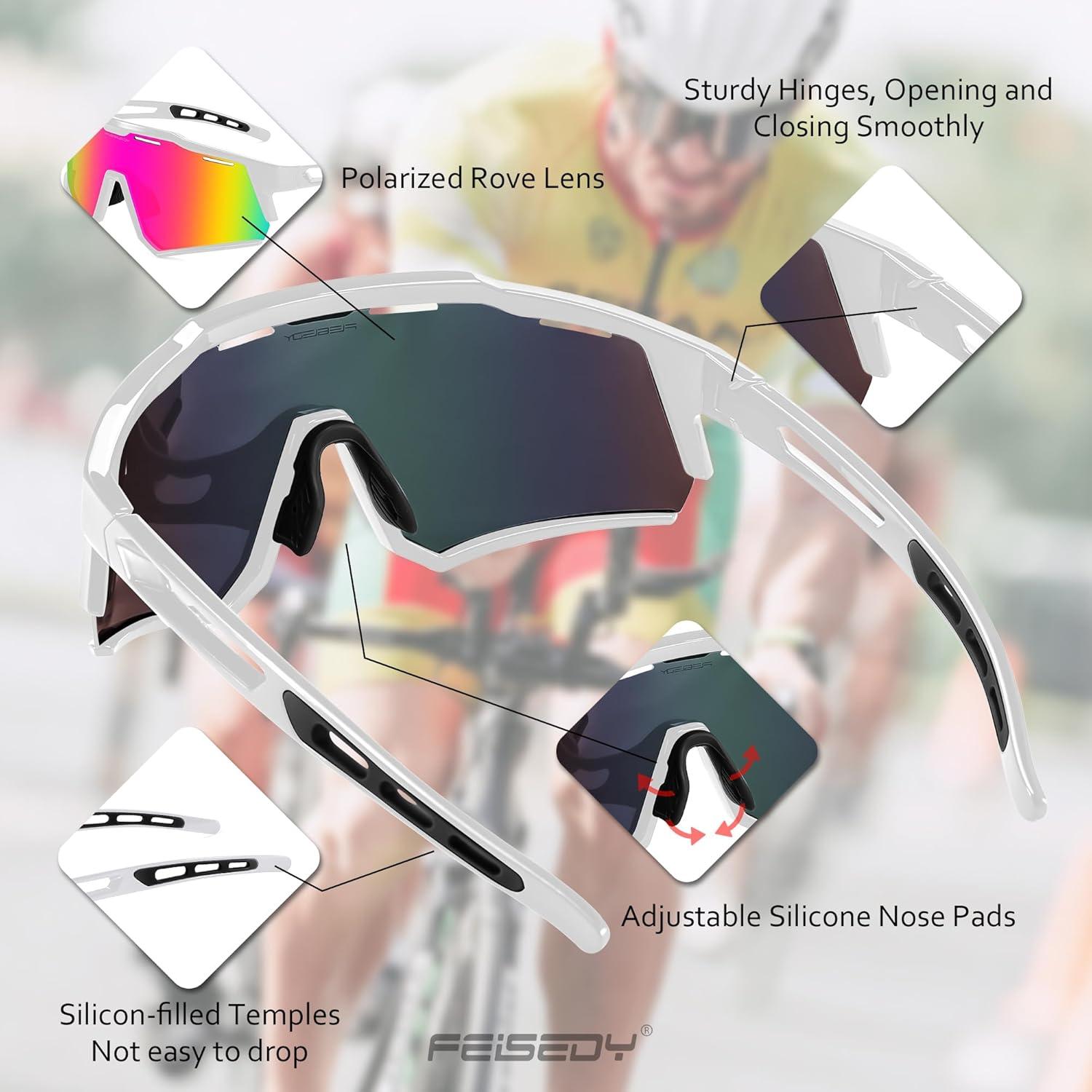 Gafas de sol deportivas FEISEDY B4151 UV400 polarizadas