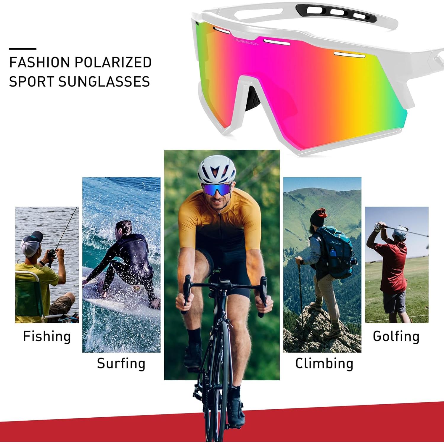 Gafas de sol deportivas FEISEDY B4151 UV400 polarizadas