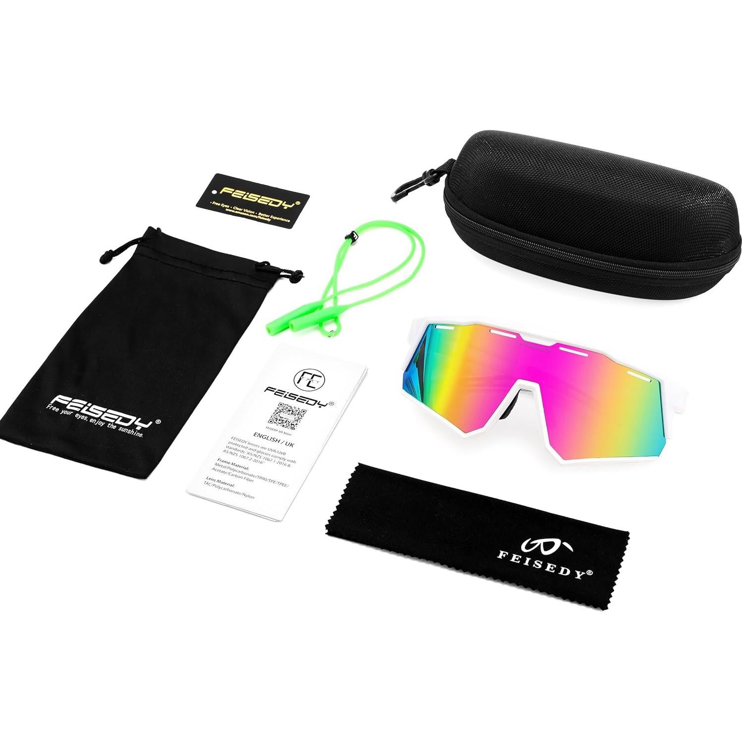 Gafas de sol deportivas FEISEDY B4151 UV400 polarizadas