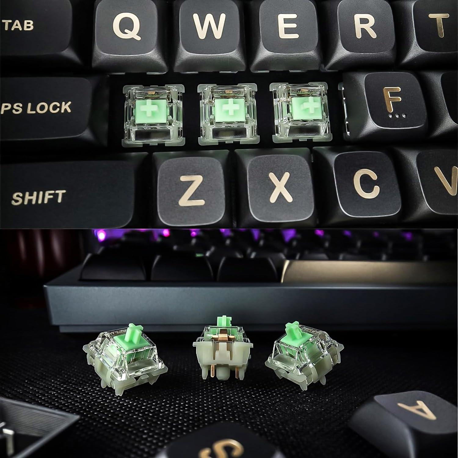 Interruptores Gateron Baby Kangaroo 2.0 Táctiles 108 Piezas