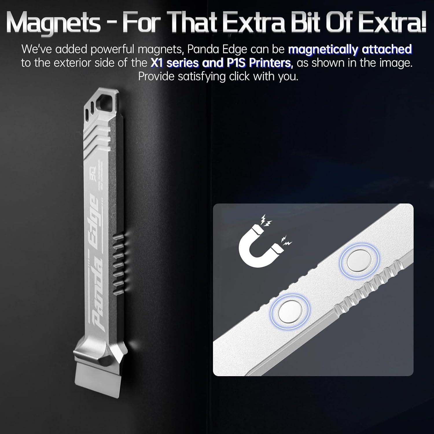 Raspador de Impresora 3D BIQU Panda Edge con 3 Cuchillas SK5