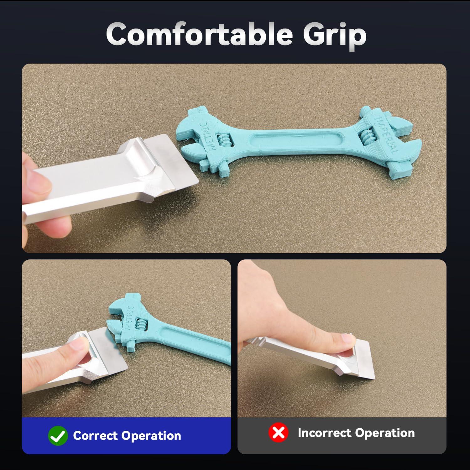 Raspador de Impresora 3D COMTREE con 3 Cuchillas de Acero SK5