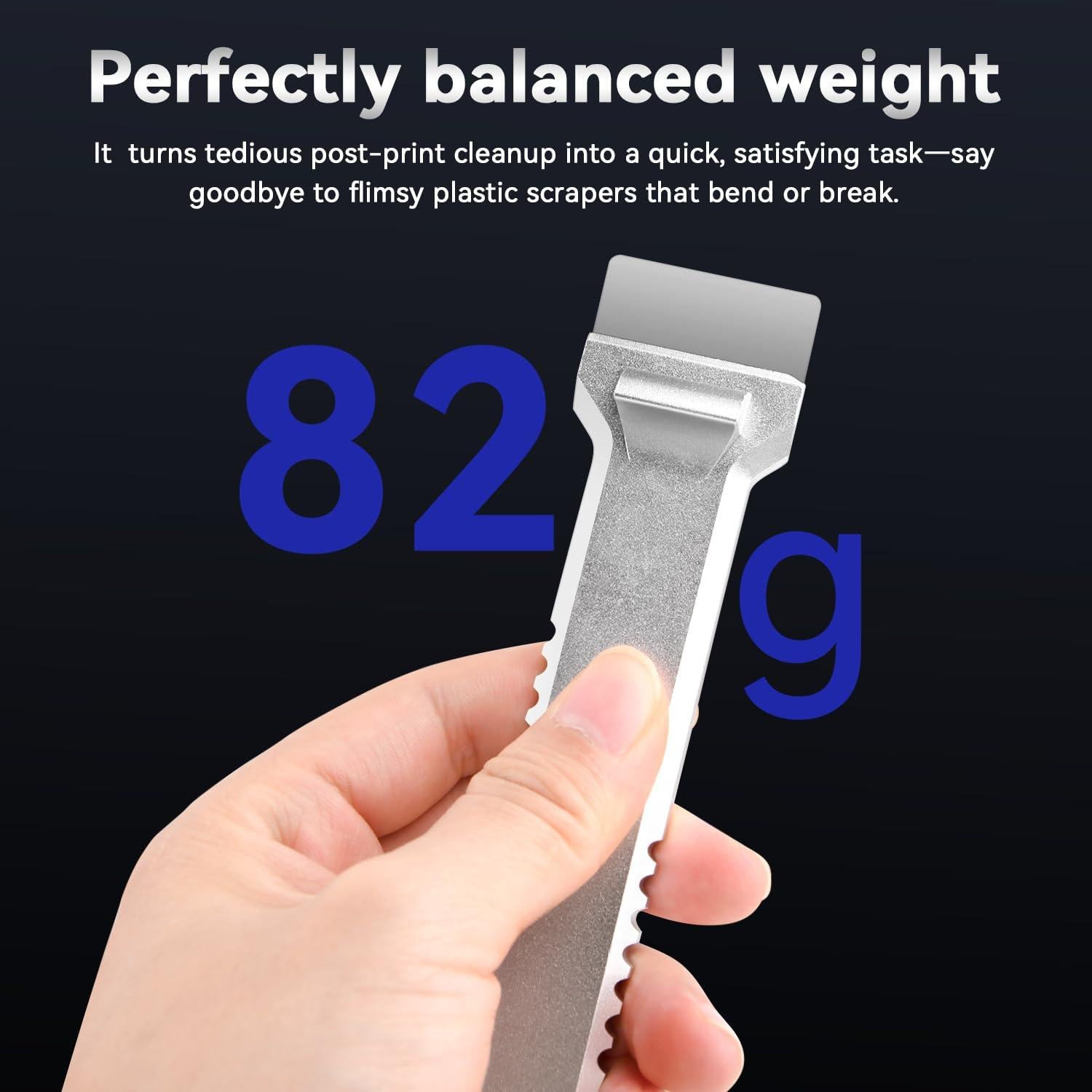 Raspador de Impresora 3D COMTREE con 3 Cuchillas de Acero SK5