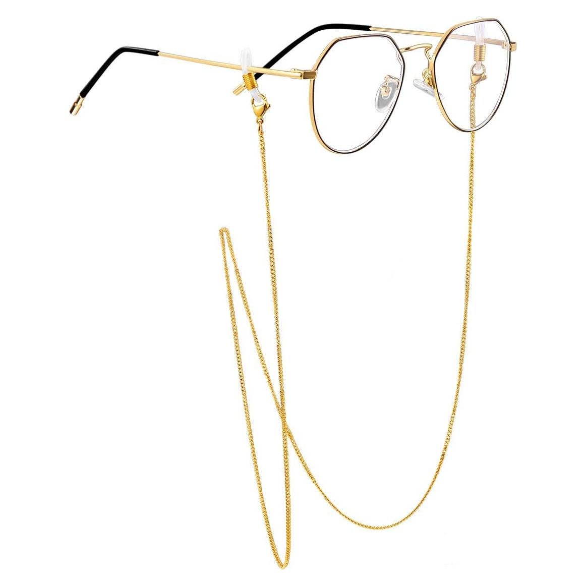 Cadena para Gafas ChainsPro - Baño de Oro 18k - 71 cm