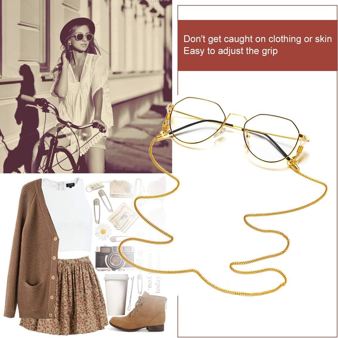 Cadena para Gafas ChainsPro - Baño de Oro 18k - 71 cm