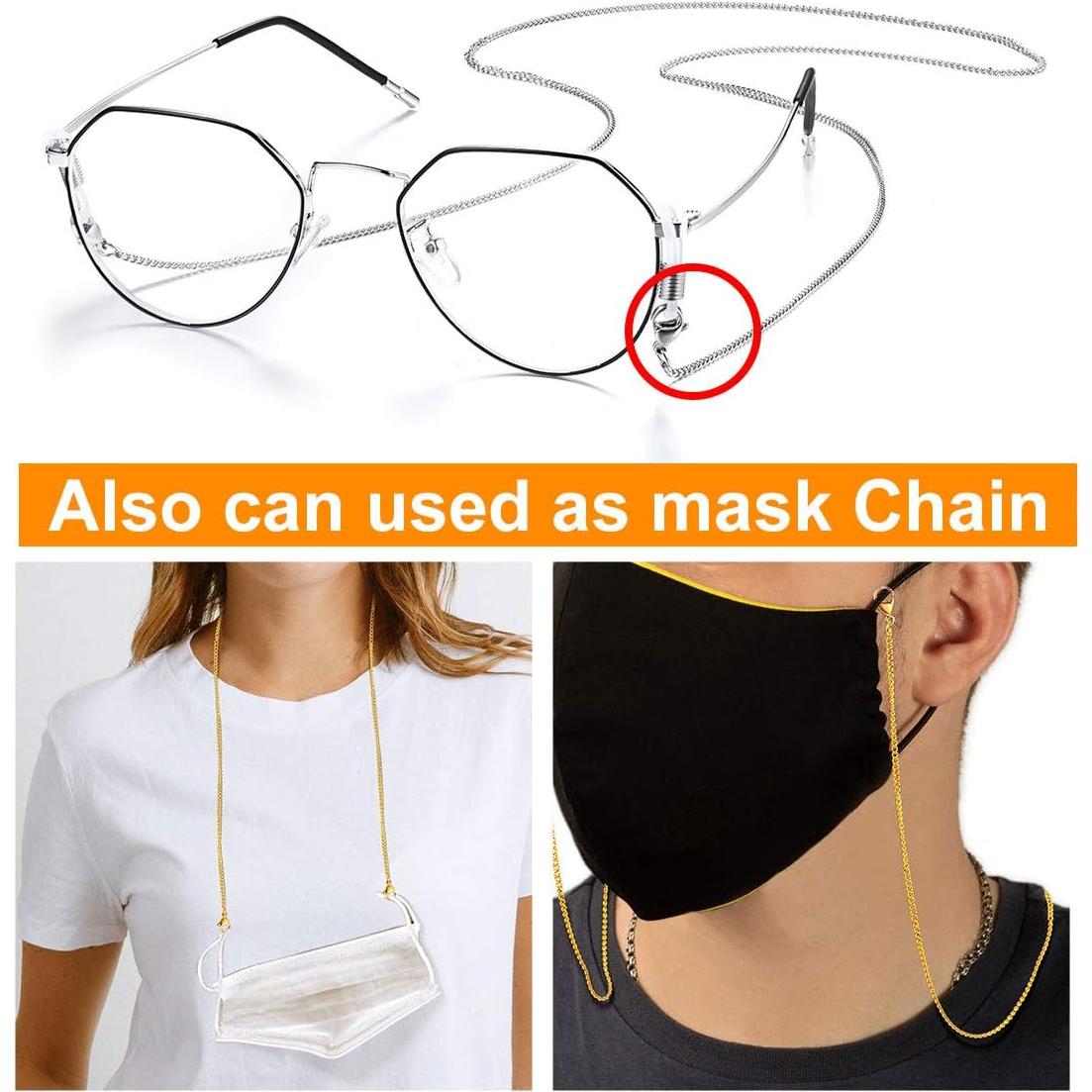 Cadena para Gafas ChainsPro - Acero Inoxidable 71 cm