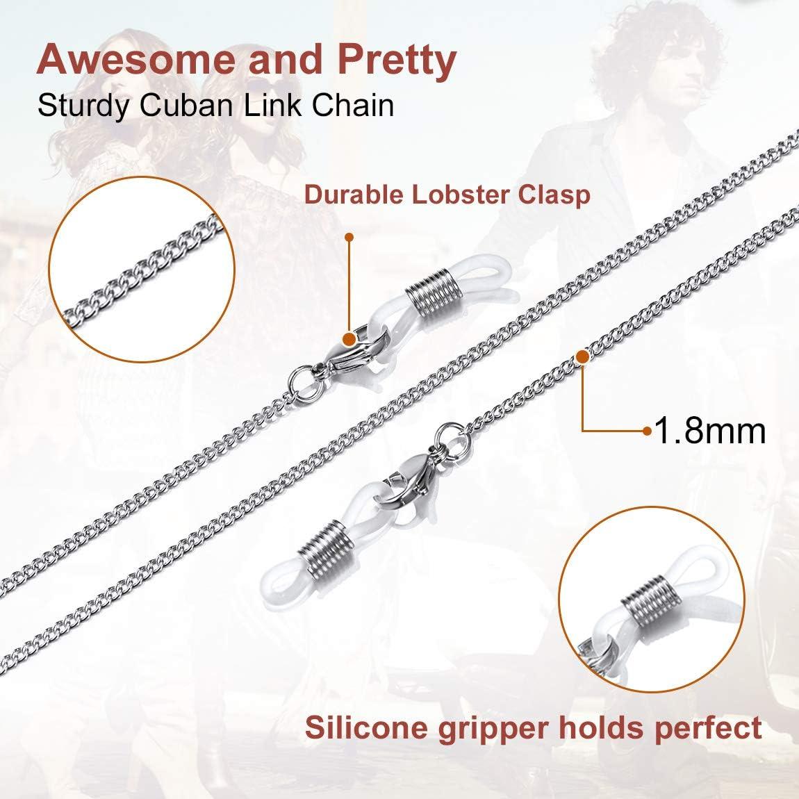 Cadena para Gafas ChainsPro - Acero Inoxidable 71 cm