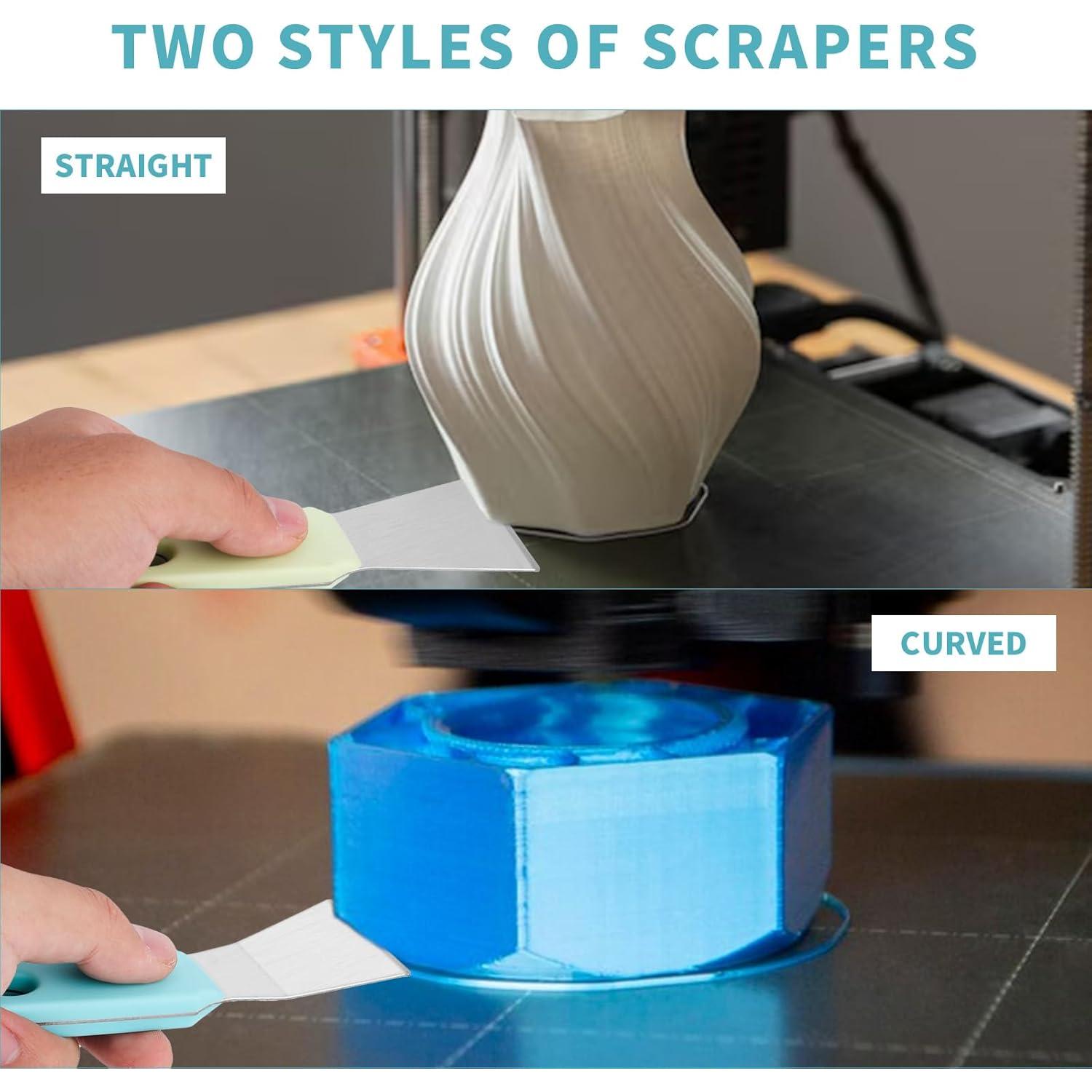 Raspadores Profesionales para Impresora 3D BOXOB - 2 Piezas