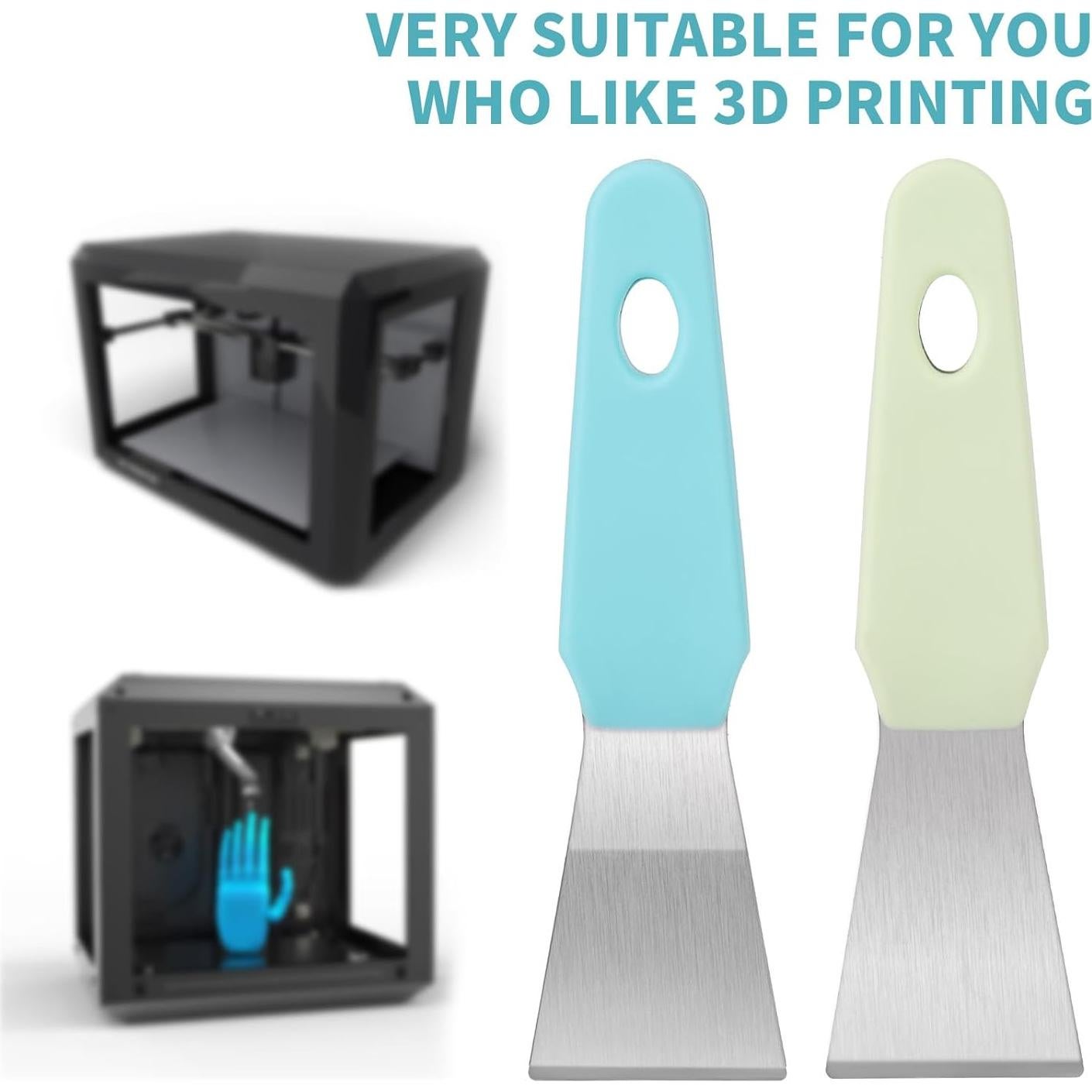 Raspadores Profesionales para Impresora 3D BOXOB - 2 Piezas