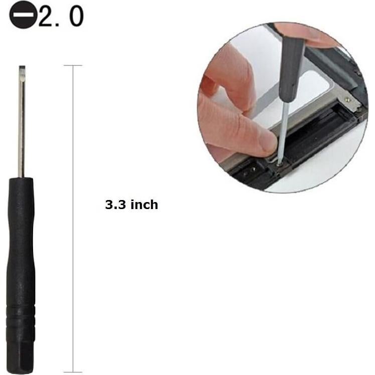 Fixinus Juego de 10 Destornilladores 2.0mm para Electrónica