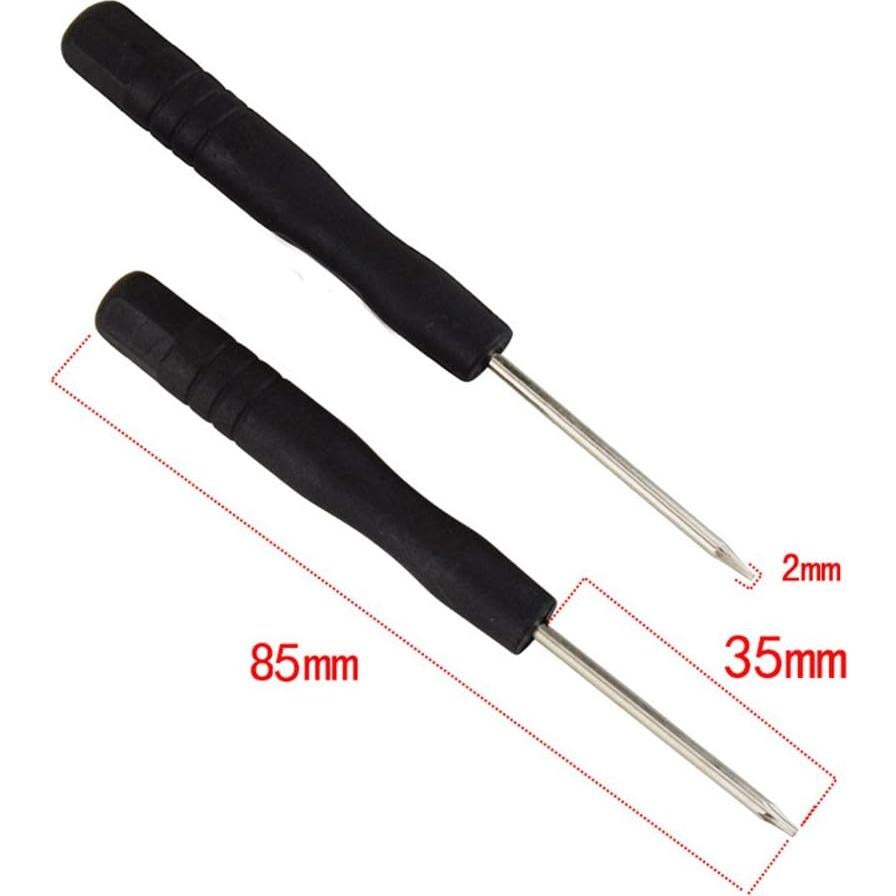 Fixinus Juego de 10 Destornilladores 2.0mm para Electrónica