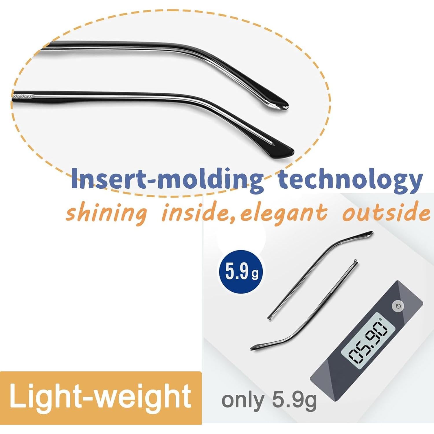 Templo de Reemplazo UPIONIC para Gafas con Kit de Reparación