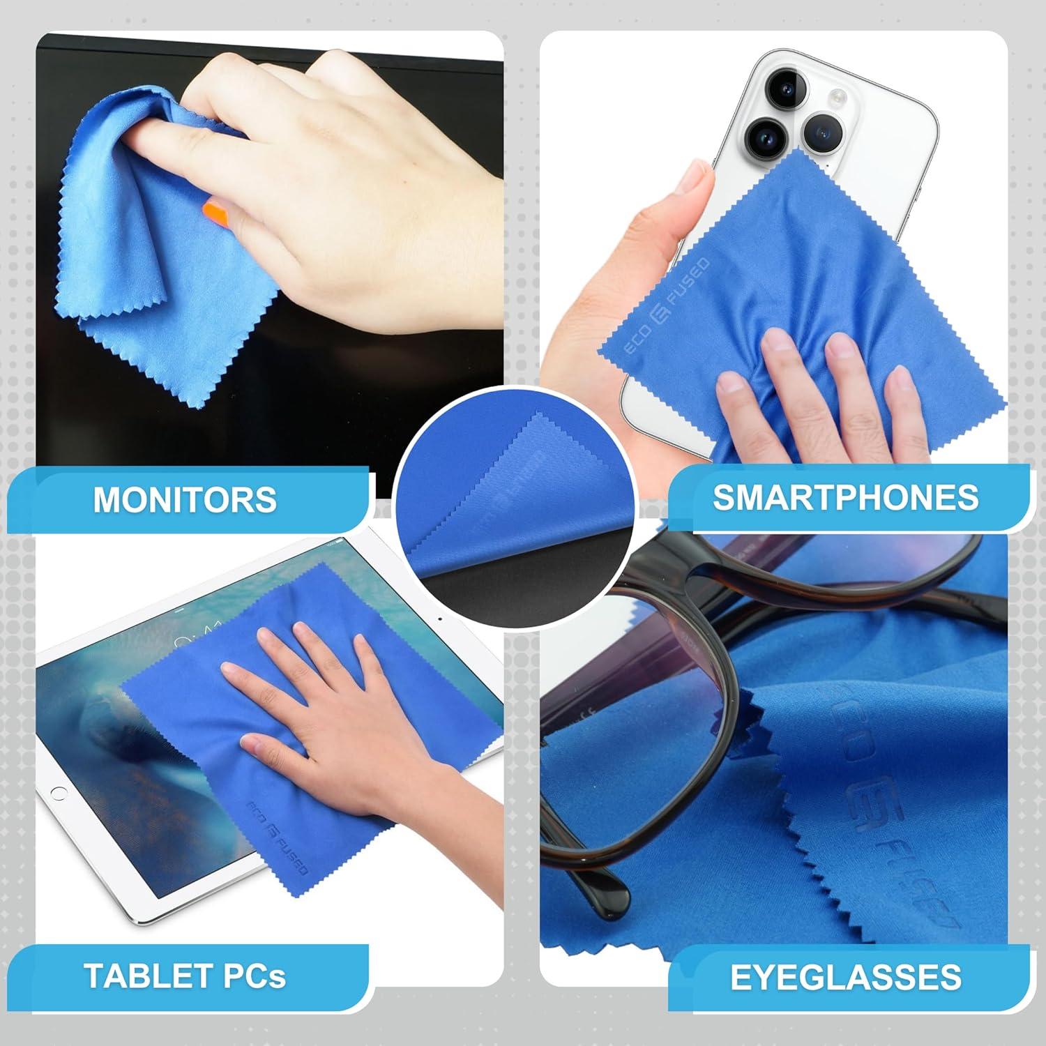 Paño de limpieza de microfibra Eco-Fused 6 unidades 17,78x15,24 cm