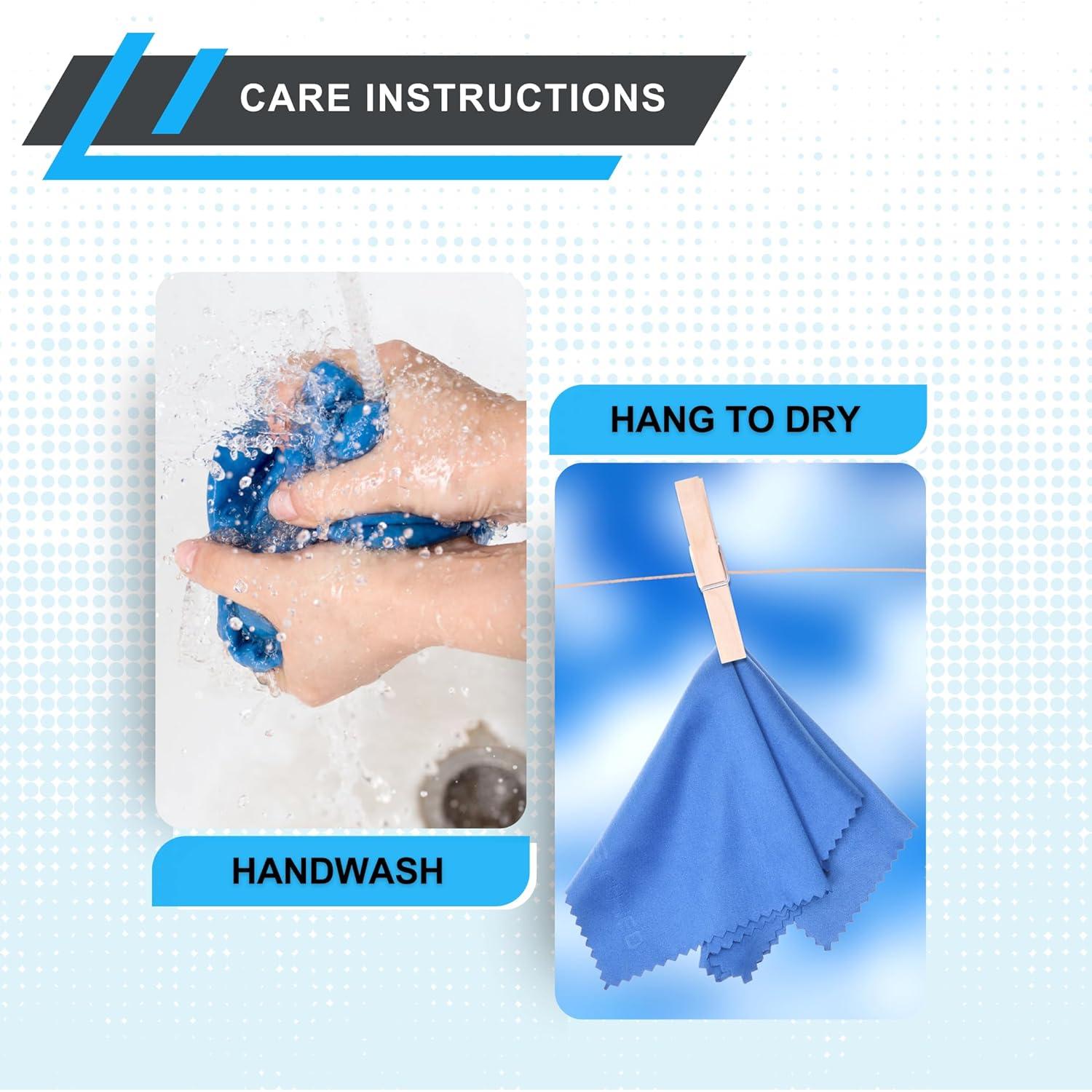 Paño de limpieza de microfibra Eco-Fused 6 unidades 17,78x15,24 cm