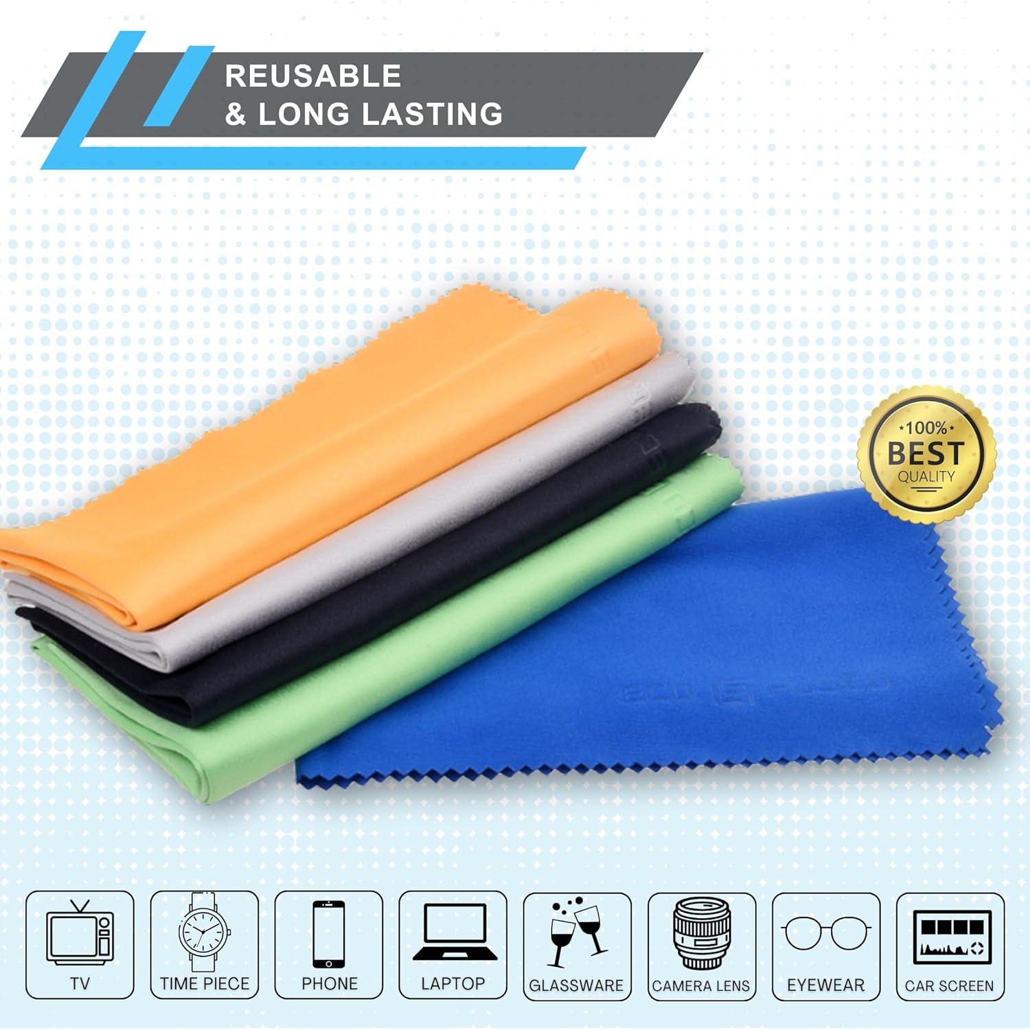 Paño de limpieza Eco-Fused 20 piezas 30x30 cm microfibra