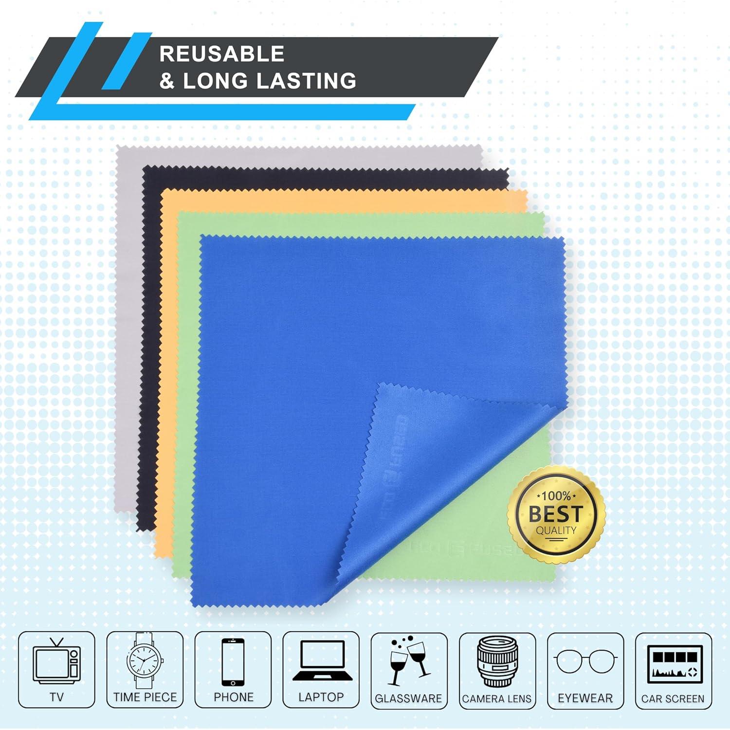 Paño de Microfibra Eco-Fused 30x30 cm Paquete de 5