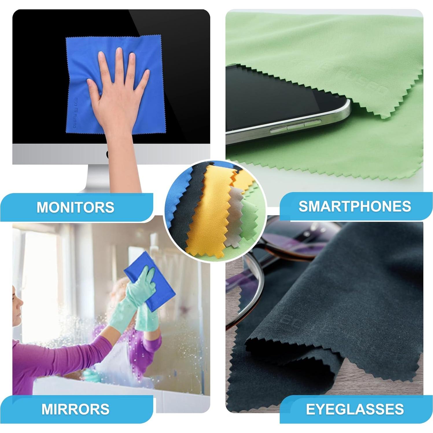 Paño de Microfibra Eco-Fused 30x30 cm - Paquete de 5