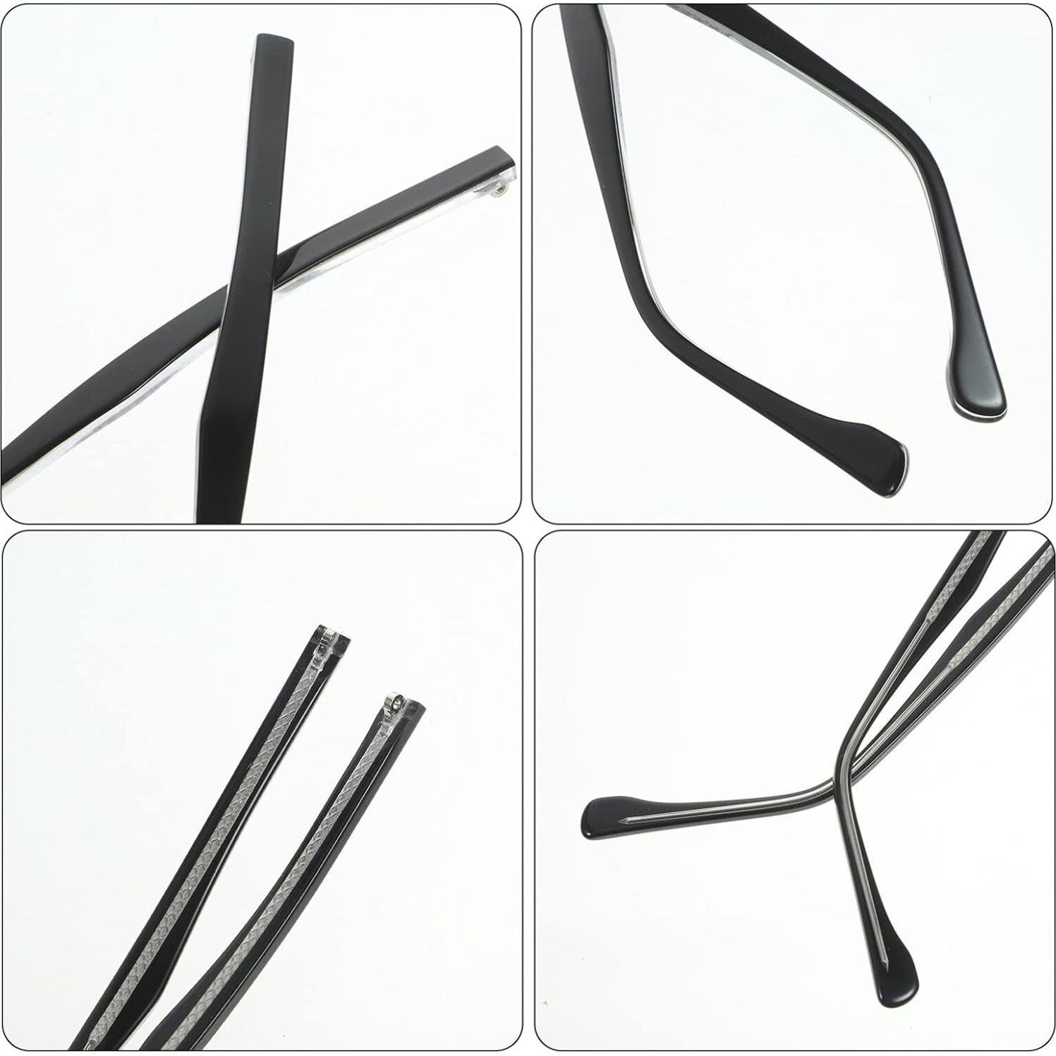 Templos de Reemplazo de Metal para Gafas STOBOK - Negro