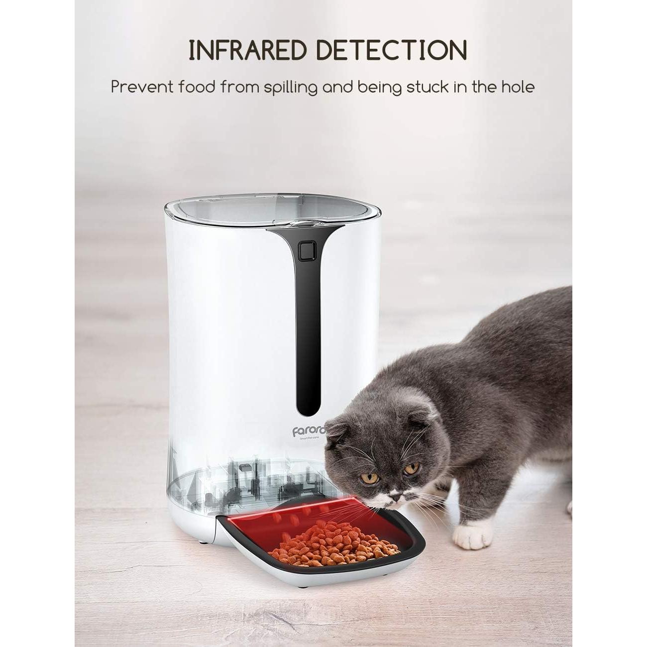 Dispensador Automático de Comida Roffie 7L para Gatos y Perros