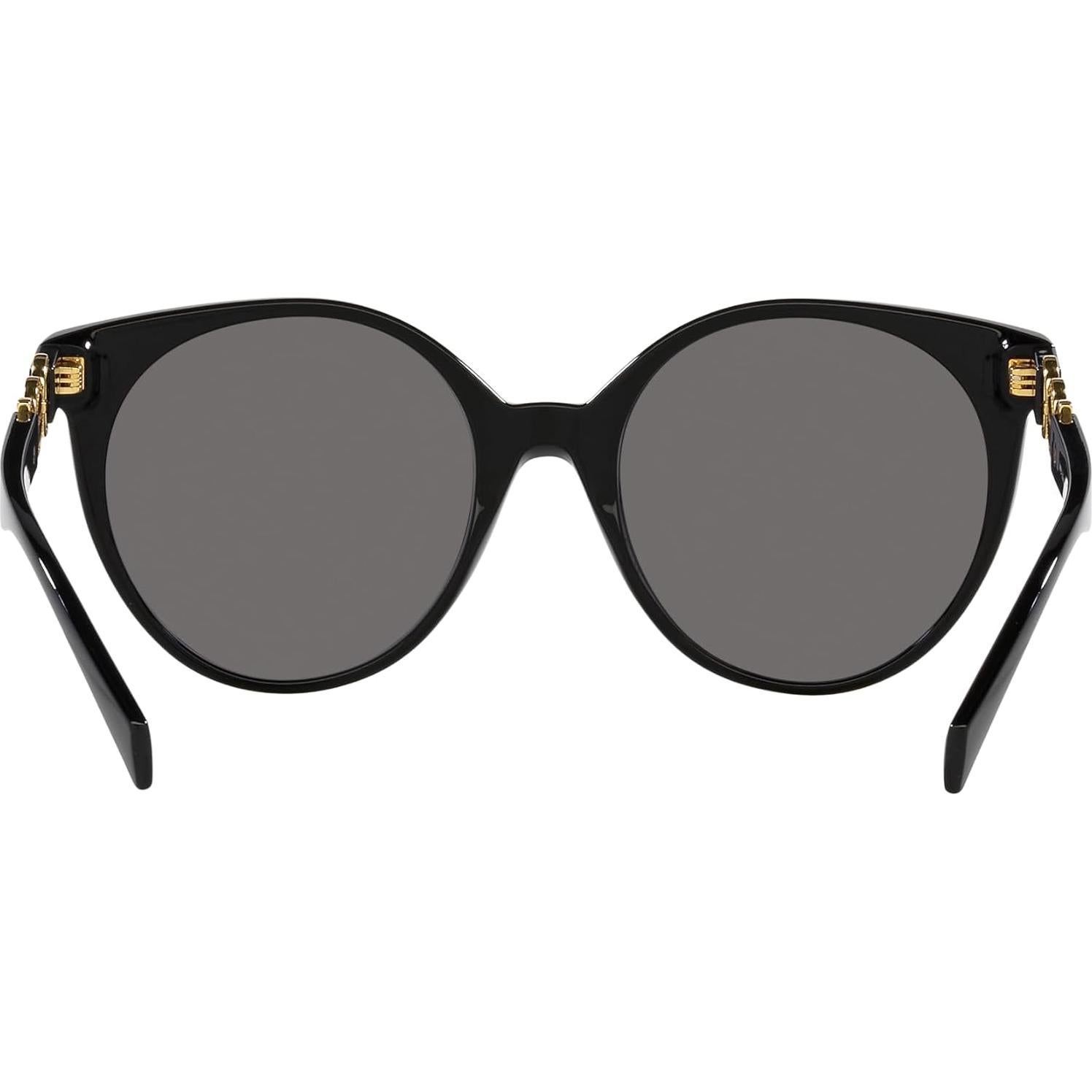 Versace Woman Sunglasses White Frame, Photo Grey Lenses, 55MM