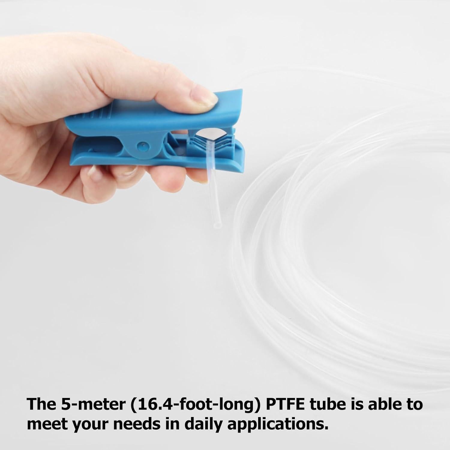 Tubo PTFE Transparente 5M para Filamento 1.75mm Bambu Lab