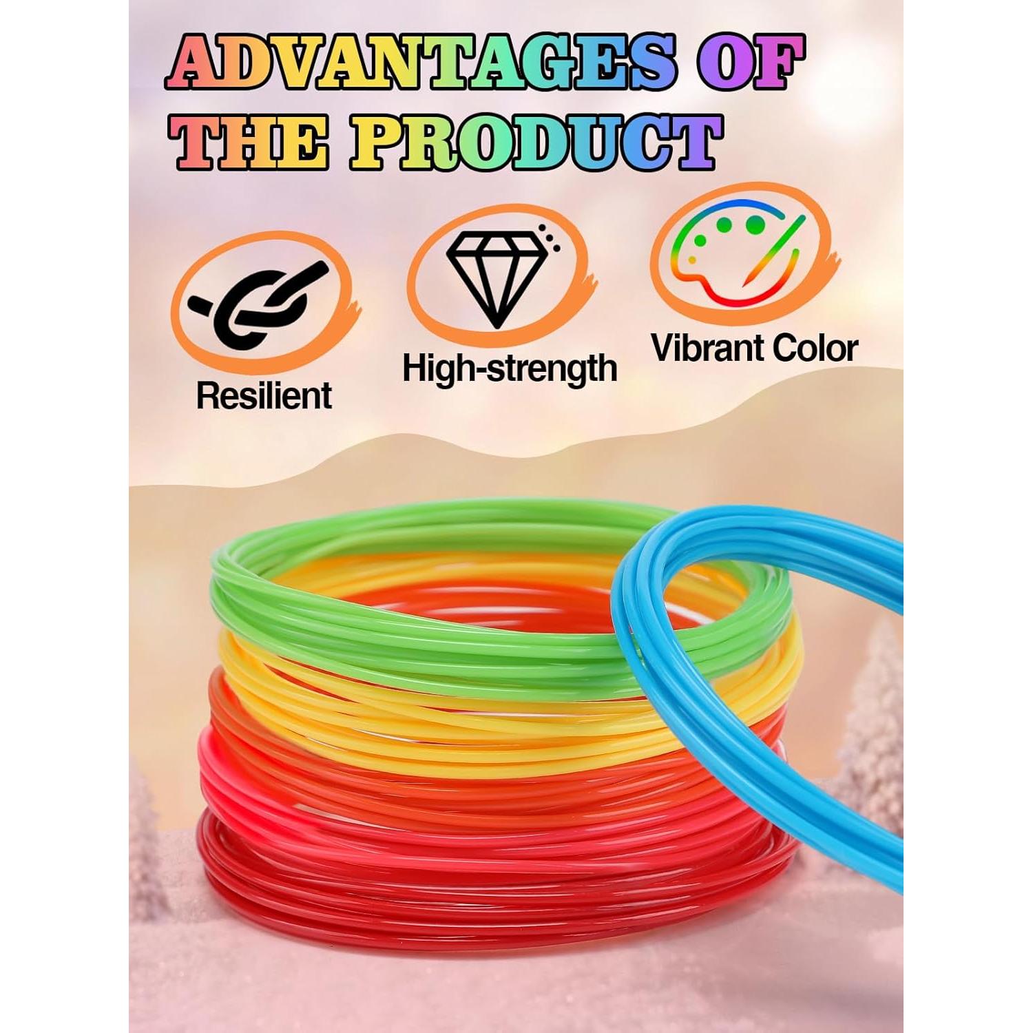 Recargas Filamento PLA 1.75mm Biubee 20 Colores 3m