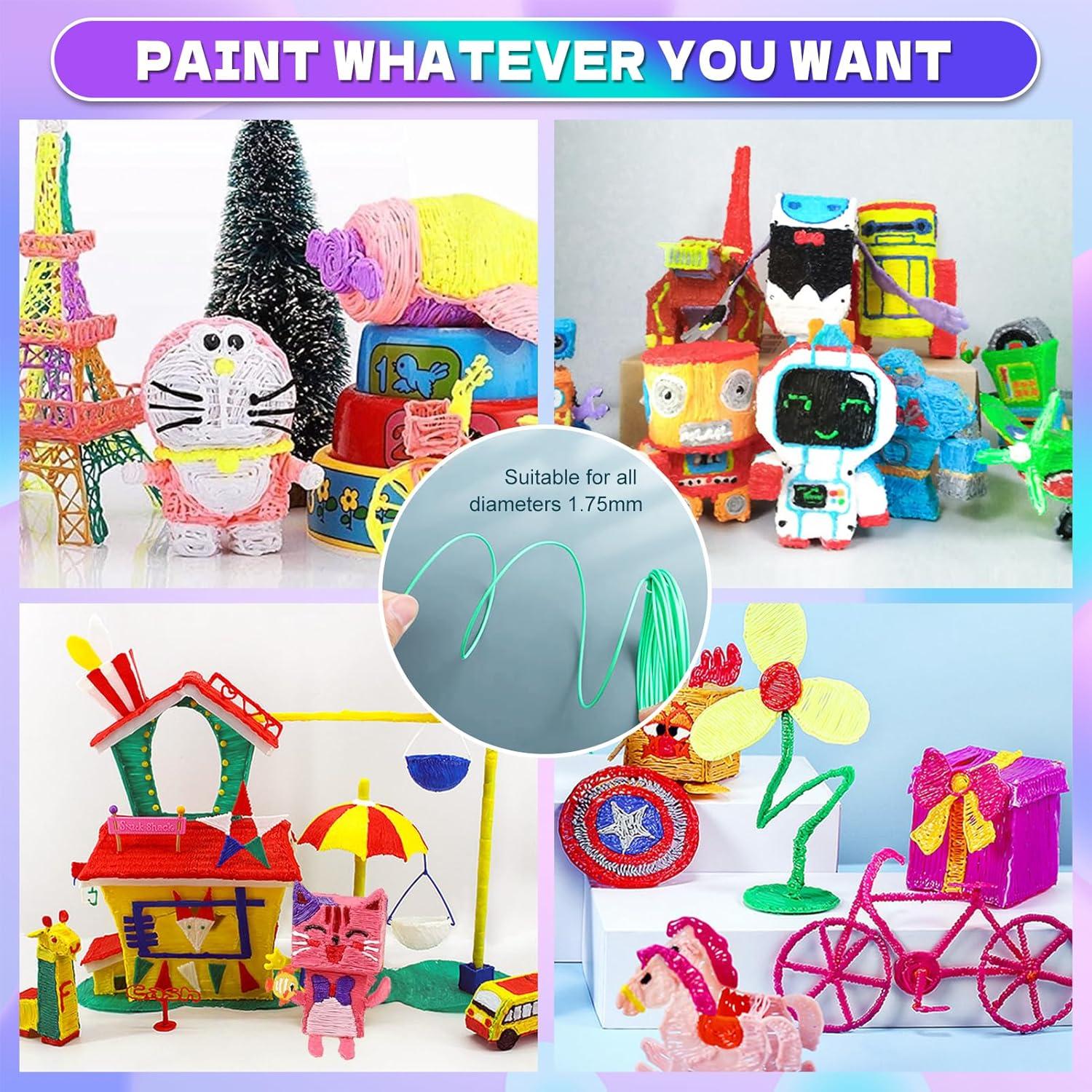 Recargas Filamento PLA 1.75mm MAXLINK 35 Colores 574 pies