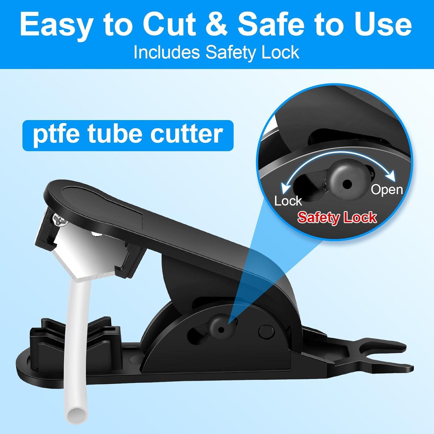 Tubo PTFE 2M para filamento 1.75mm EILKBLA con accesorios