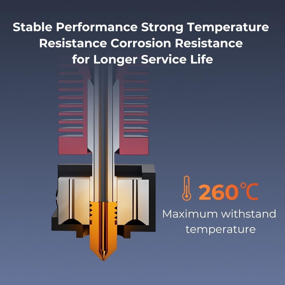 Kit de impresora 3D Creality Upgrade con tubo PTFE 2m y accesorios