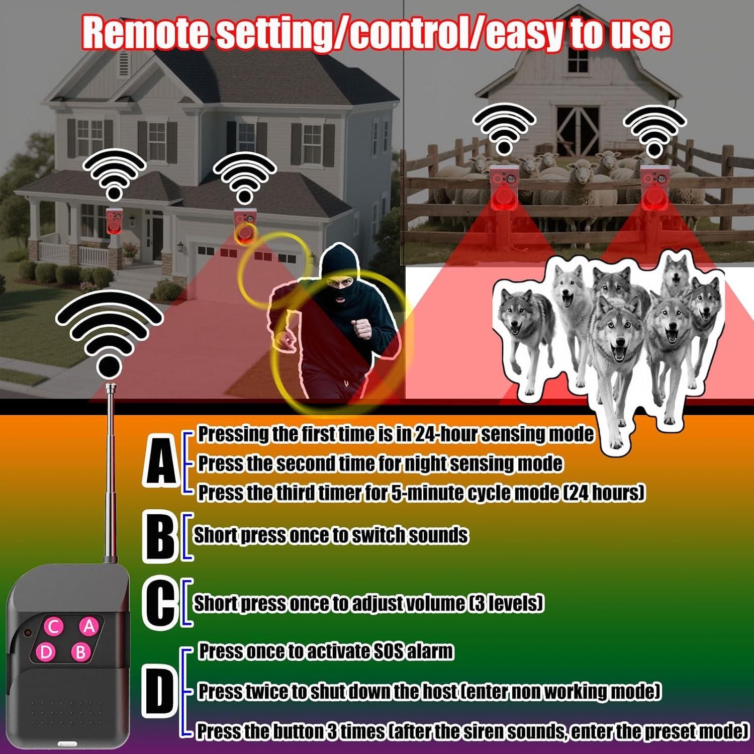 Alarma Solar de Movimiento SENKEFEI JBQ-X Pro Max - IP65