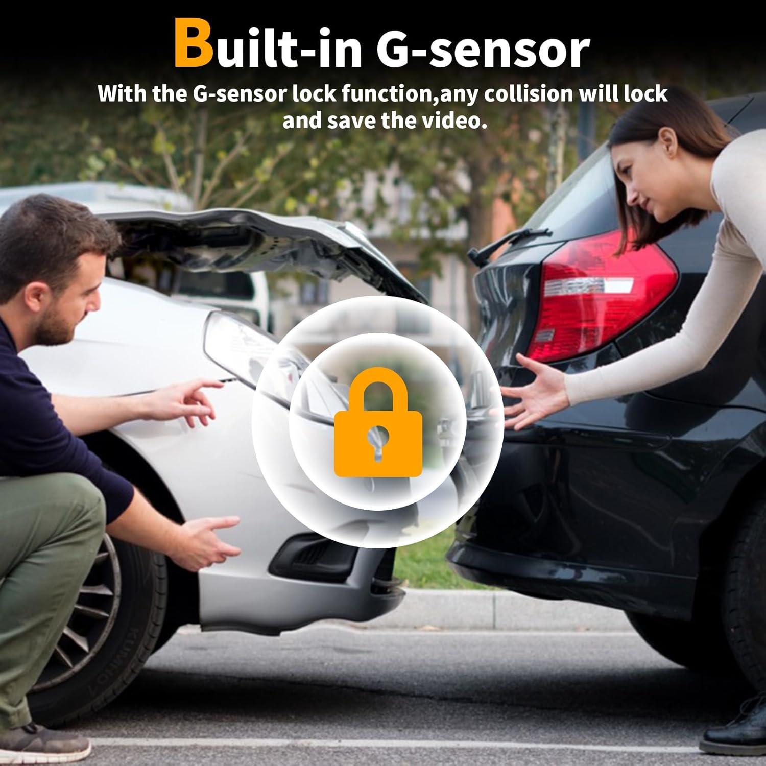 Cámara de tablero dual 4K Wanlipo A13 con WiFi y 64GB