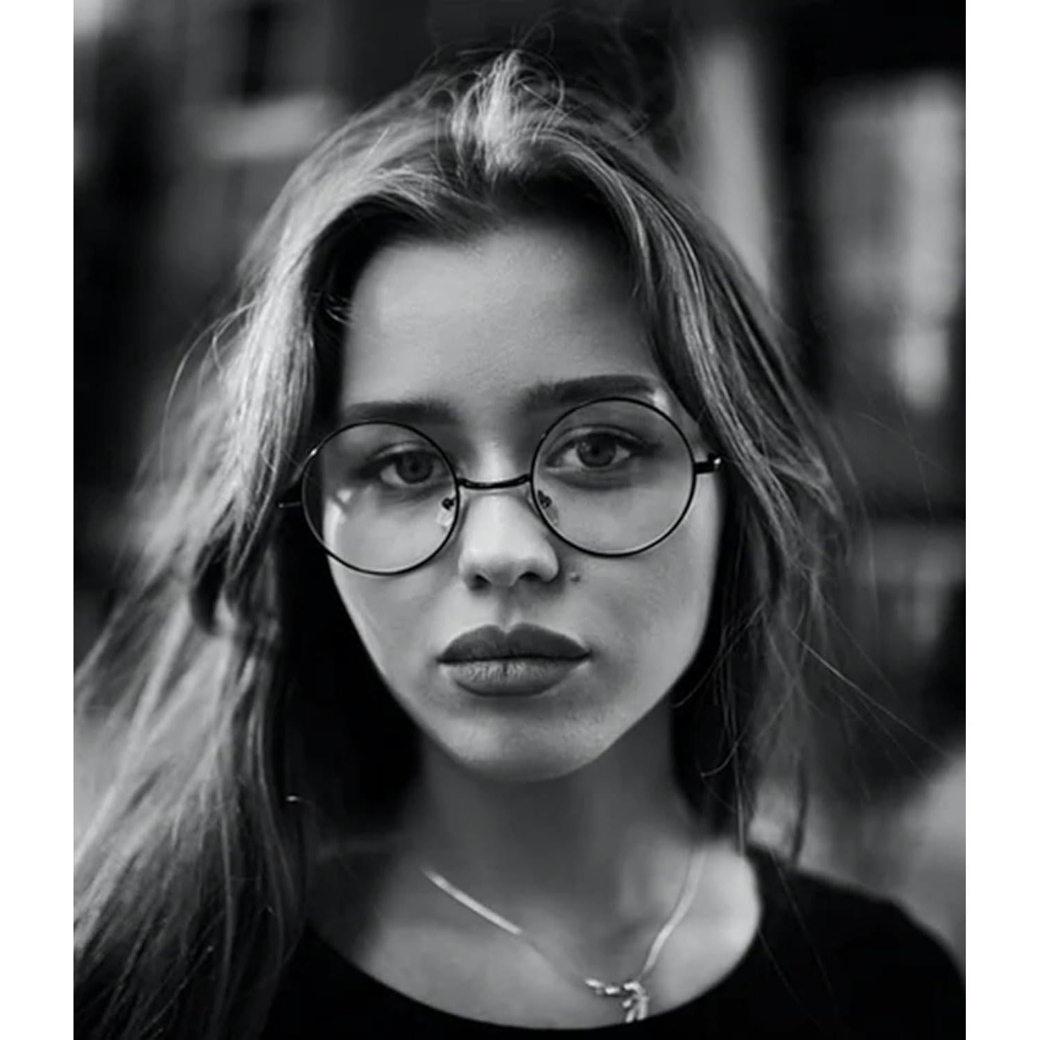 Gafas Redondas ZIMUSUN Metal 46mm UV400 Unisex