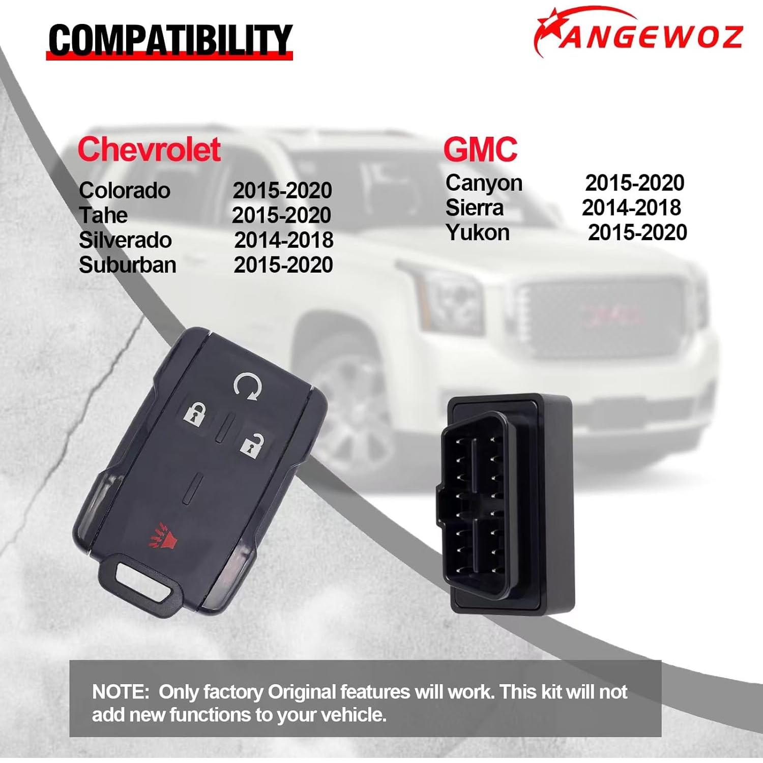 Kit Llave Remota GMC Chevrolet Silverado 1500 2500 3500