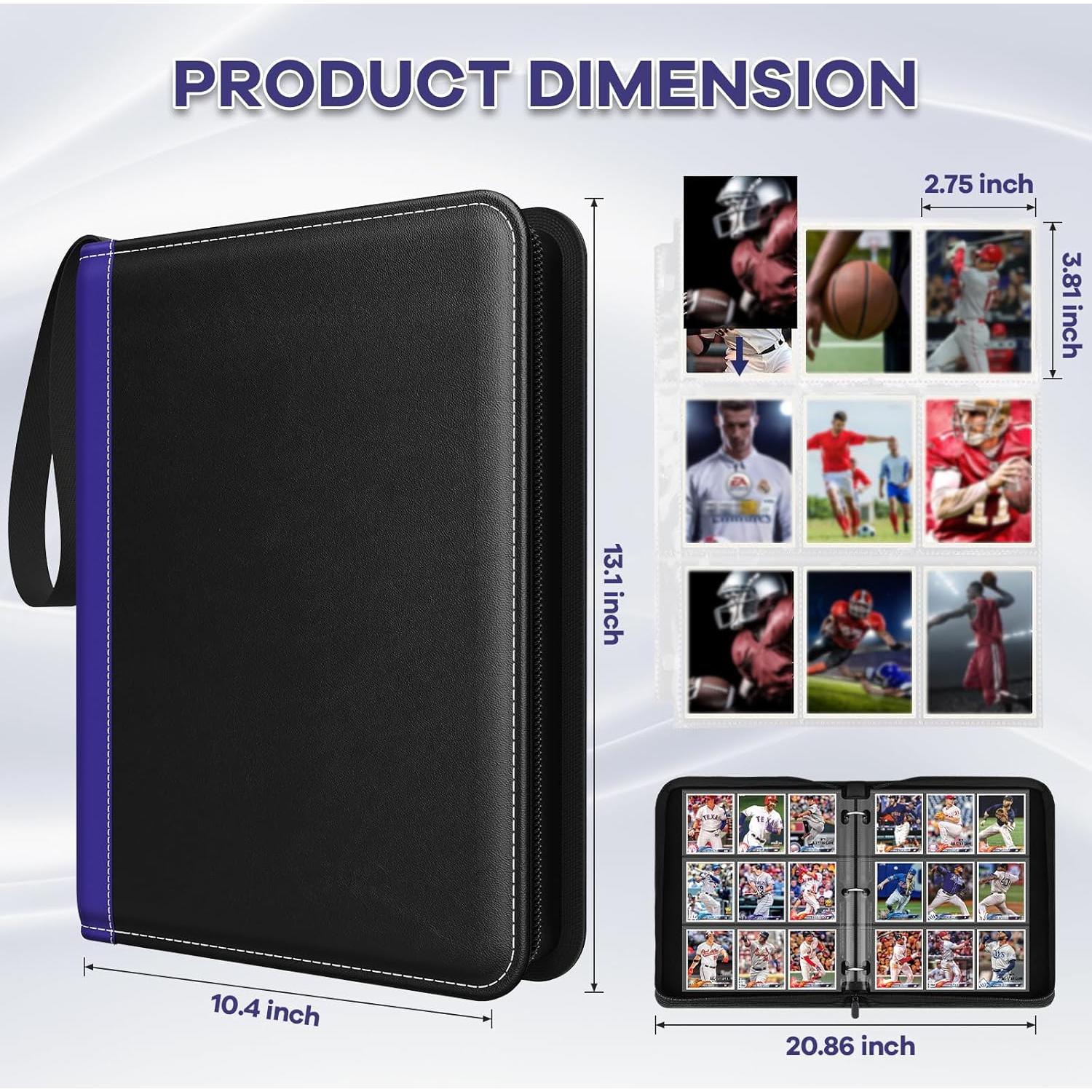 Carpeta de Tarjetas Coleccionables Lanfrom 720 Bolsillos