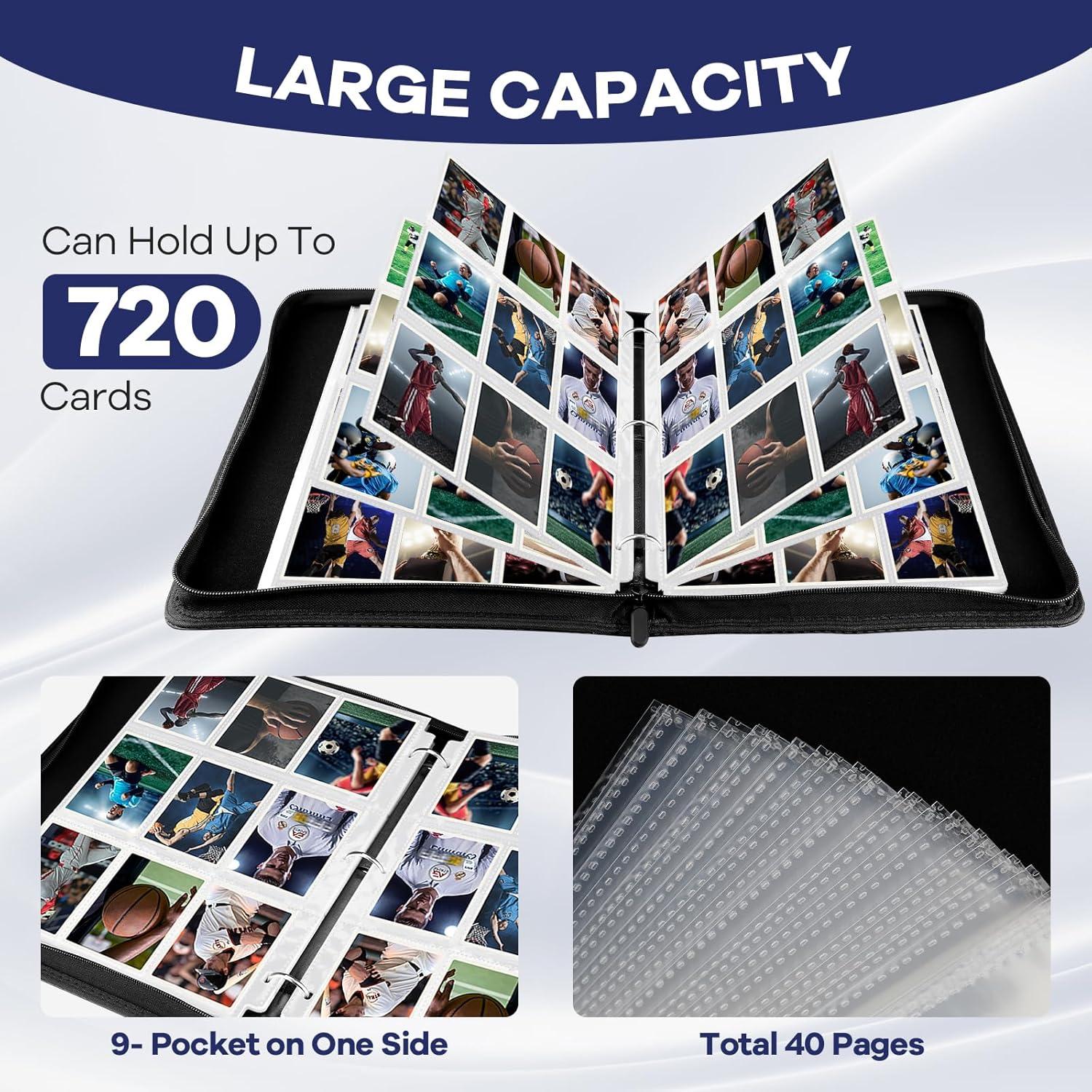 Carpeta de Tarjetas Coleccionables Lanfrom 720 Bolsillos