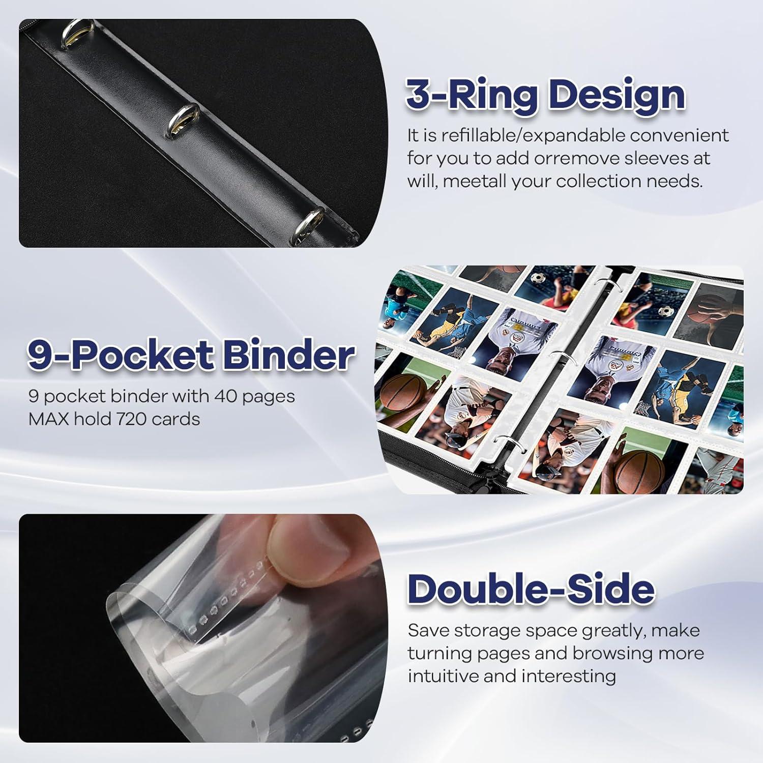 Carpeta de Tarjetas Coleccionables Lanfrom 720 Bolsillos