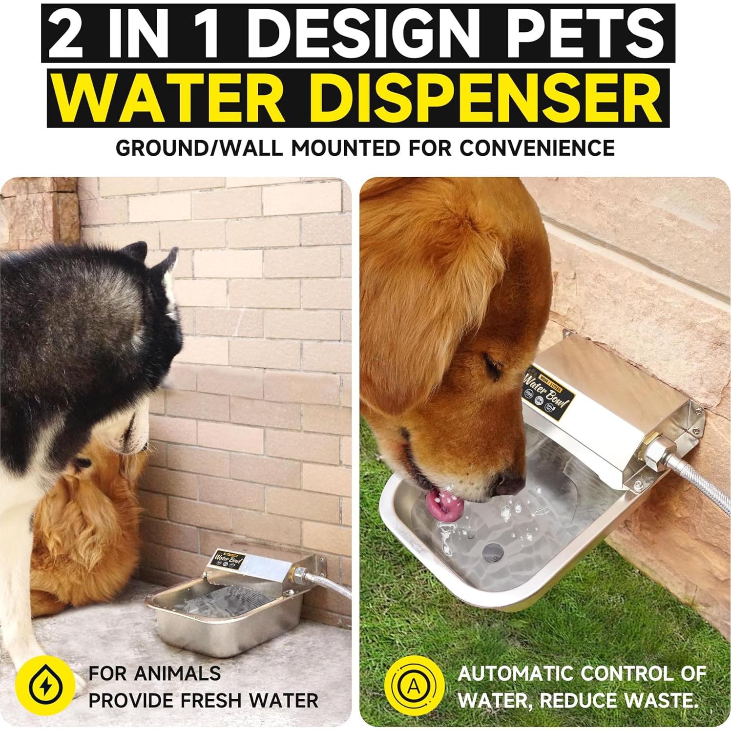 Dispensador de Agua Automático PETIMI 2,61L para Perros