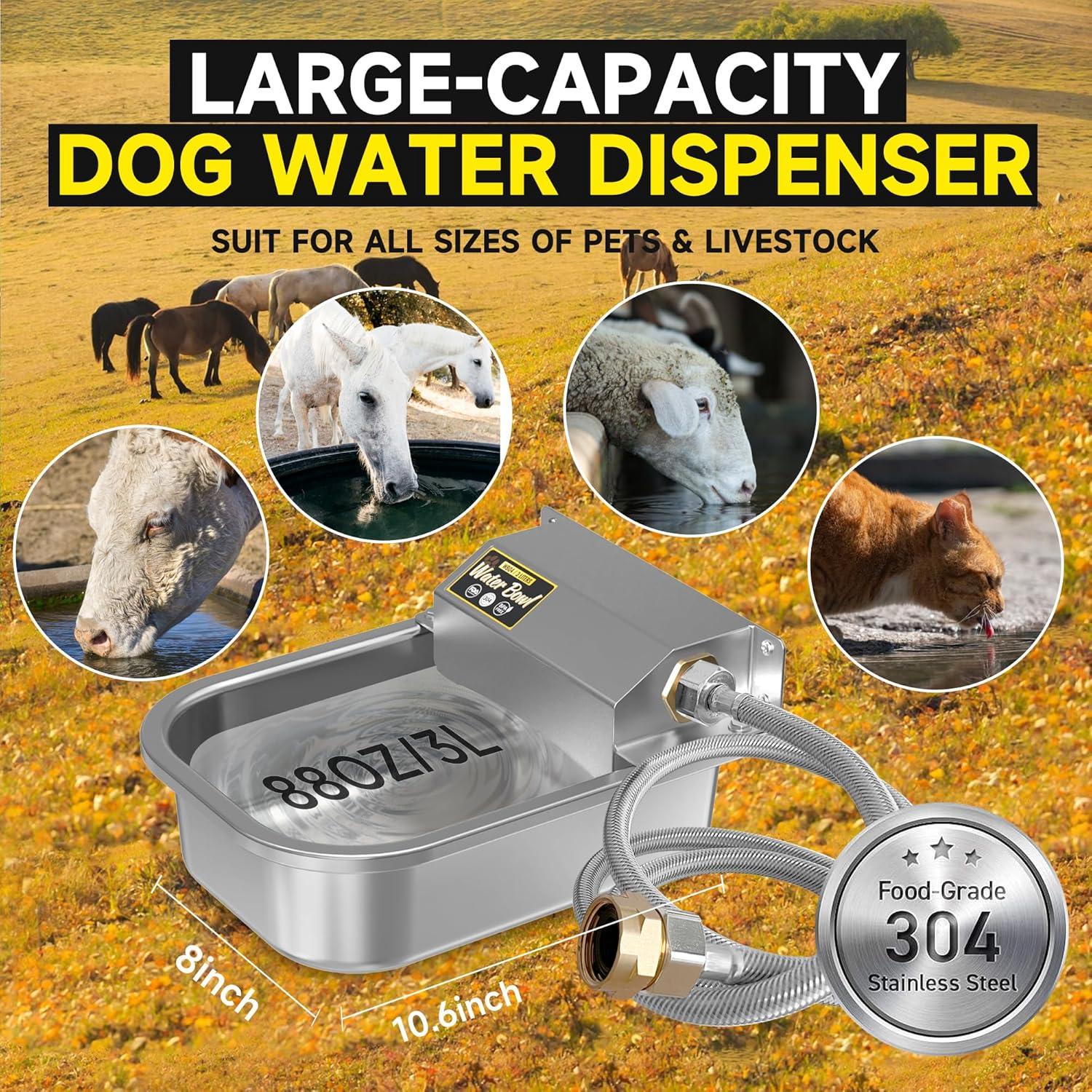 Dispensador de Agua Automático PETIMI 2,61L para Perros